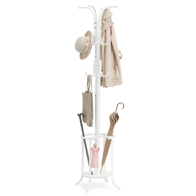 songmics-kleiderst-nder-freistehend-mit-schirmst-nder-12-haken image 1