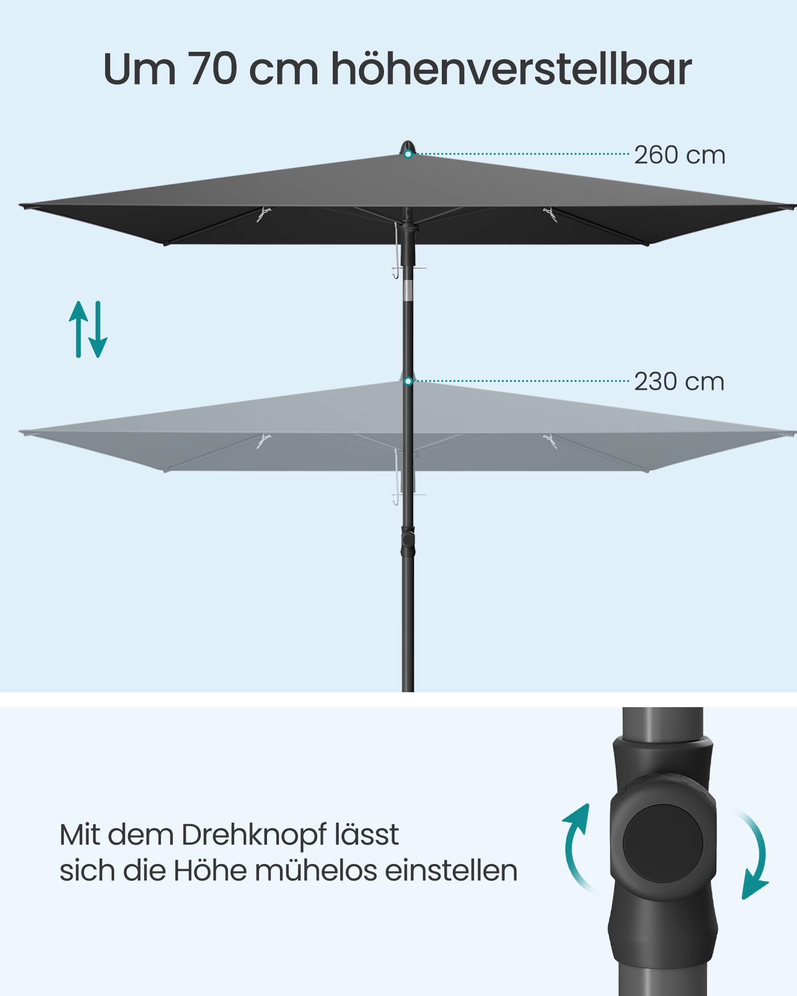songmics-sonnenschirm-balkon-rechteckig-232-x-149-cm-knickbar-upf-50-2 image 7