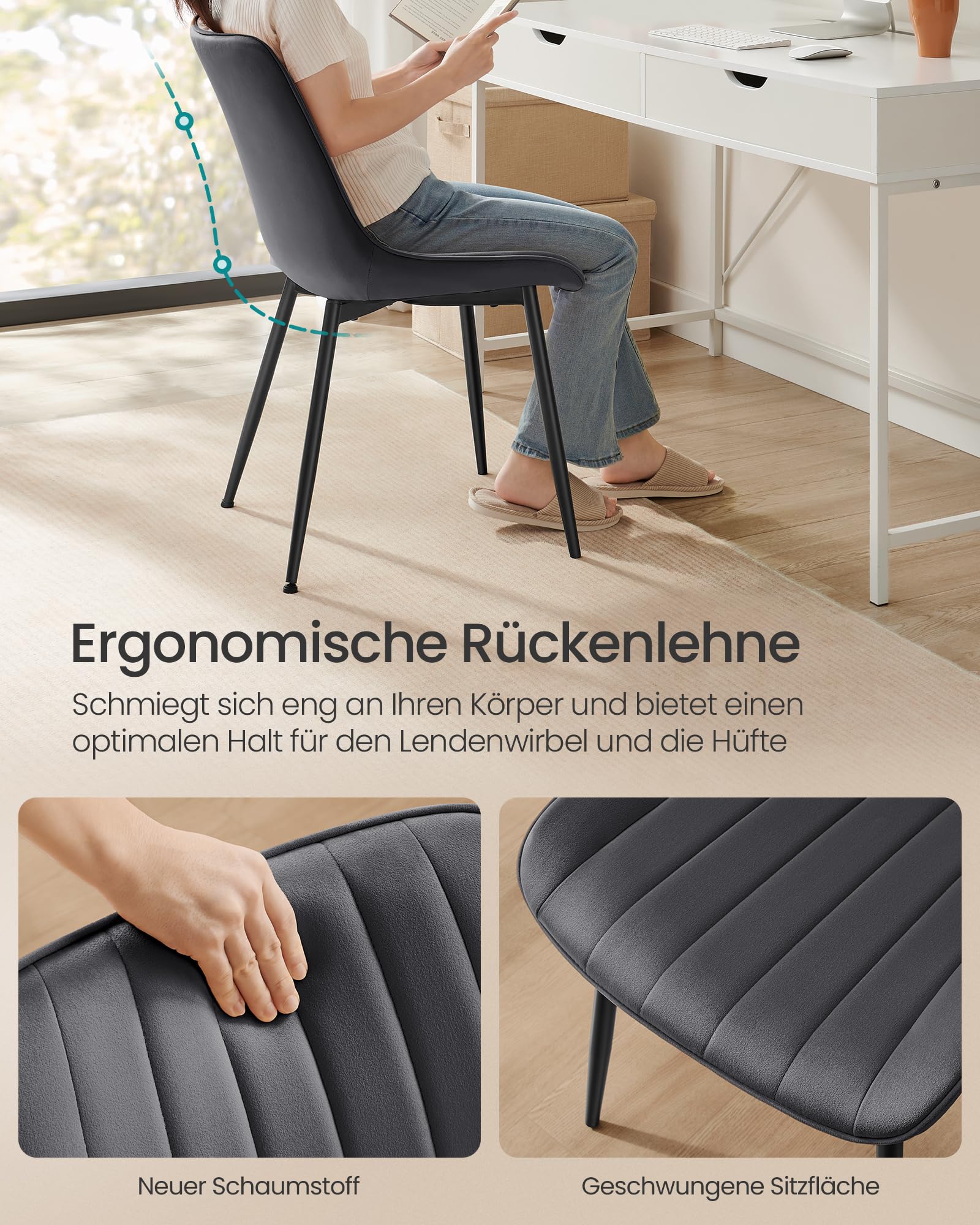 songmics-esszimmerstuhl-ldc090g54-4er-set-samt-grau-tintenschwarz image 5