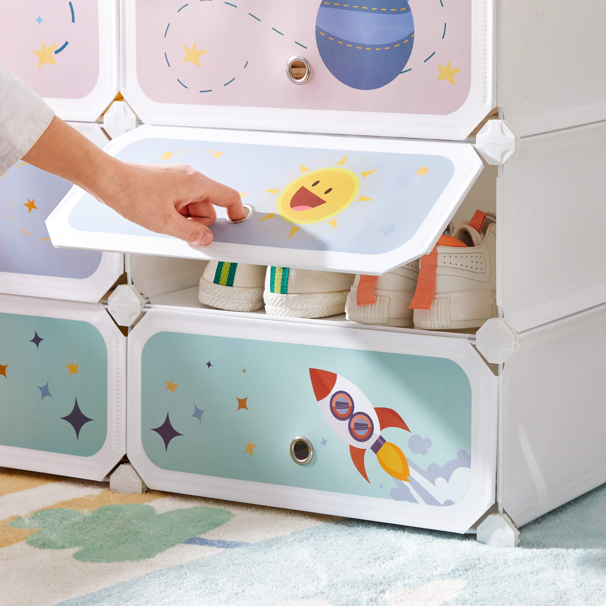 songmics-kinderschuhregal-lpc904w01-schuhschrank-6-f-cher-wei image 8