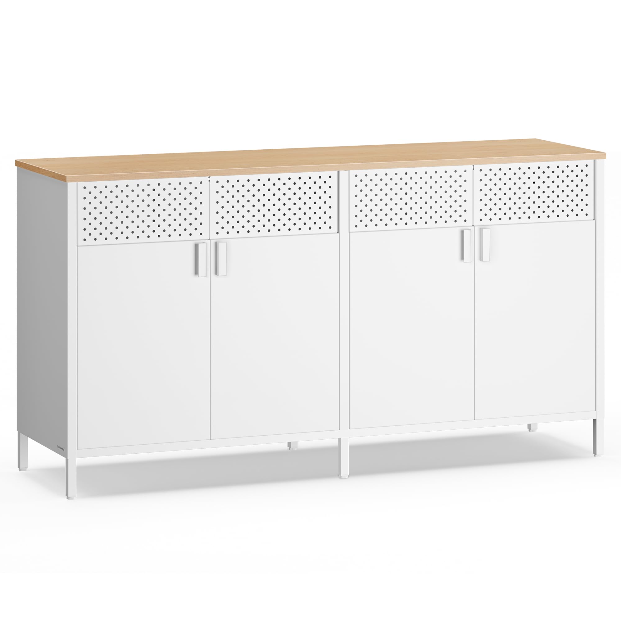 songmics-aufbewahrungsschrank-metall-4-t-ren-40-x-141-x-76-cm-lsc205wc01 image 1