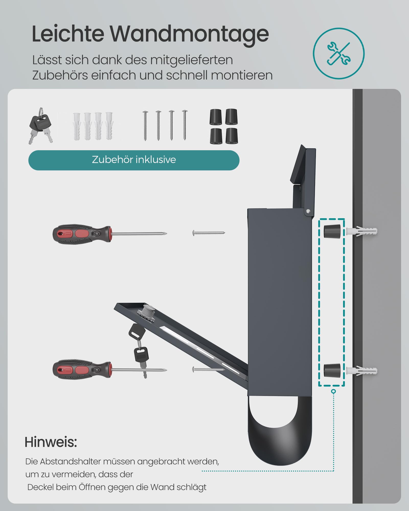 songmics-briefkasten-mit-gravur-wandbriefkasten-mit-schloss image 7