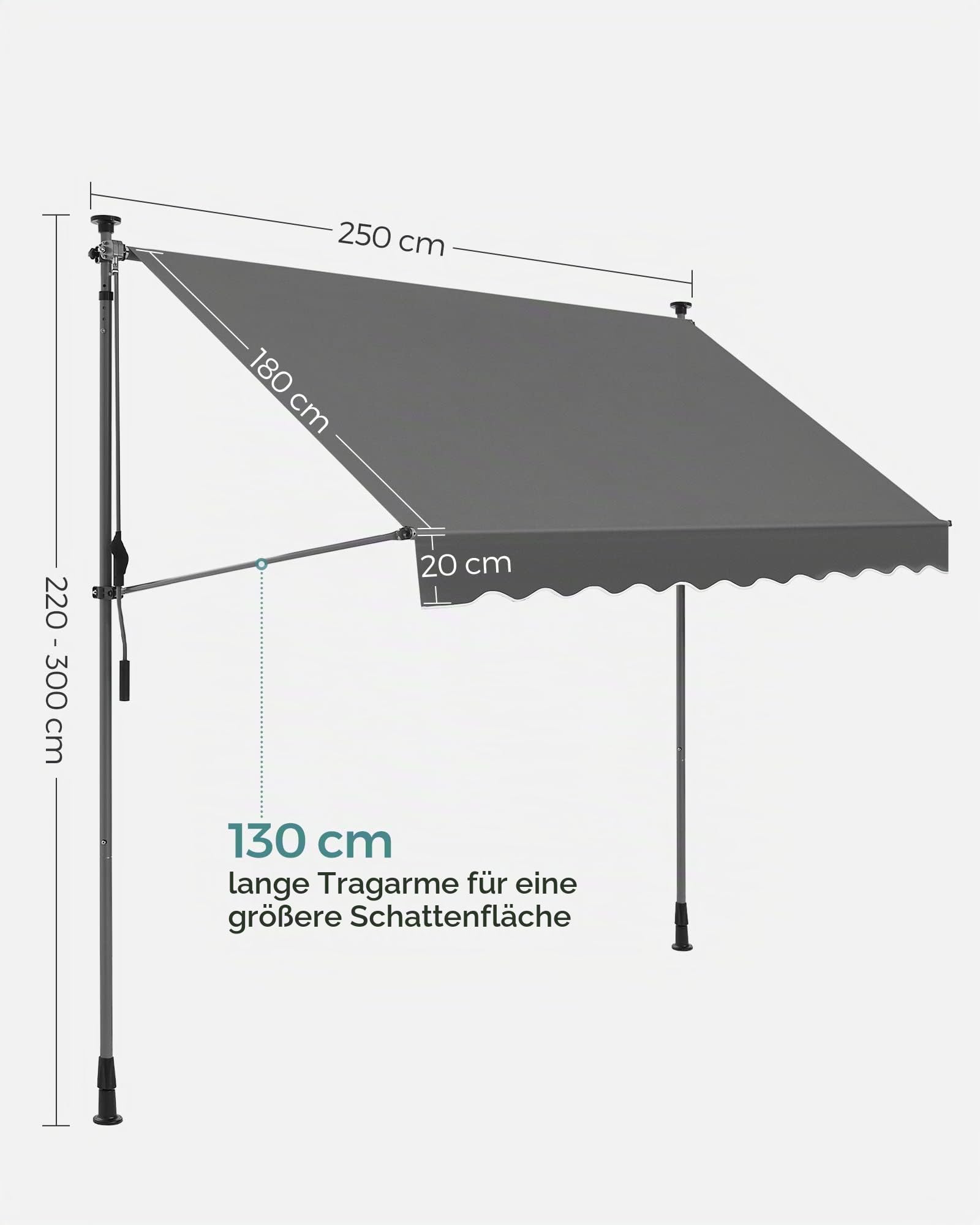 songmics-klemmmarkise-gsa253g02-250-x-130-cm-anthrazit-h-henverstellbar image 2