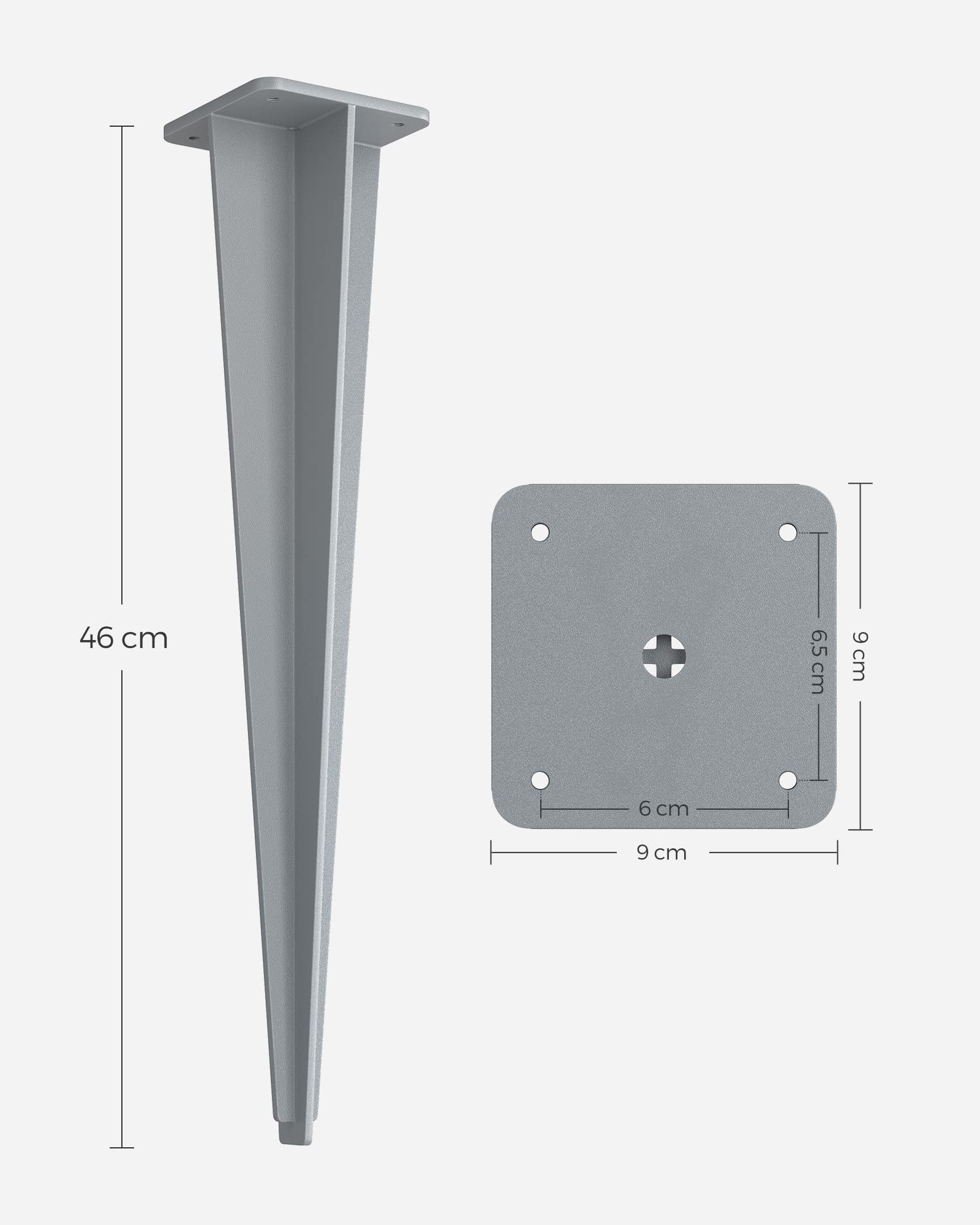 songmics-erdanker-bodenanker-f-r-seitenmarkise-stahlpfosten-46-cm-grau-gsa501y01 image 4