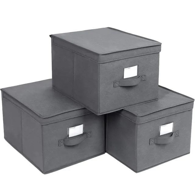 songmics-aufbewahrungsbox-rfb03g-3er-set-40-x-30-x-25-cm-grau image 1