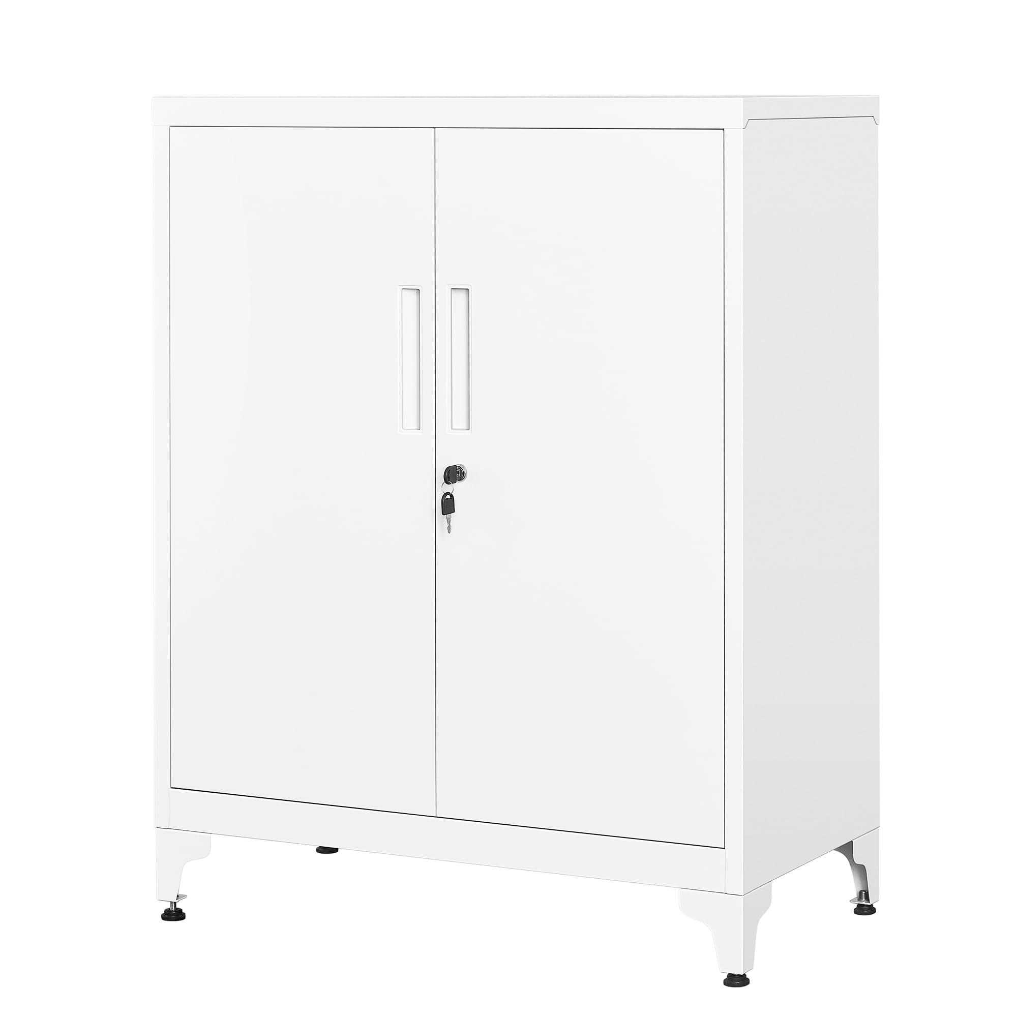 songmics-aktenschrank-stahl-mattwei-40-x-80-x-90-cm-abschlie-bar-omc013w01 image 1