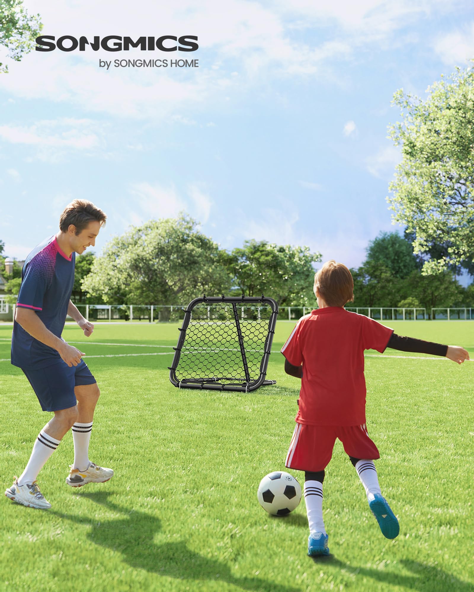songmics-fu-ball-rebounder-tor-tragbar-winkelverstellbar image 2