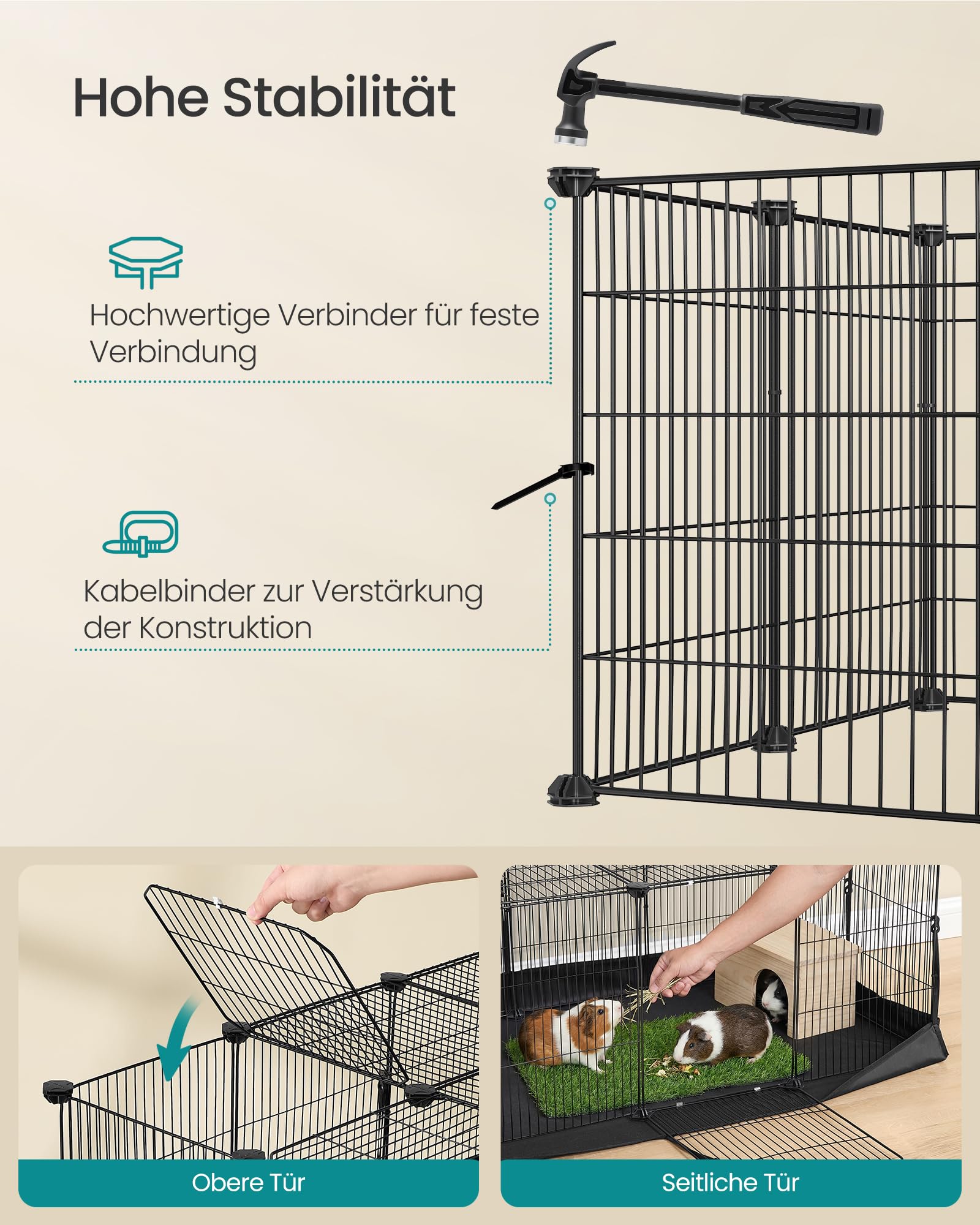 songmics-freilaufgehege-f-r-kaninchen-mit-bodenmatte-140x70x45-cm image 7