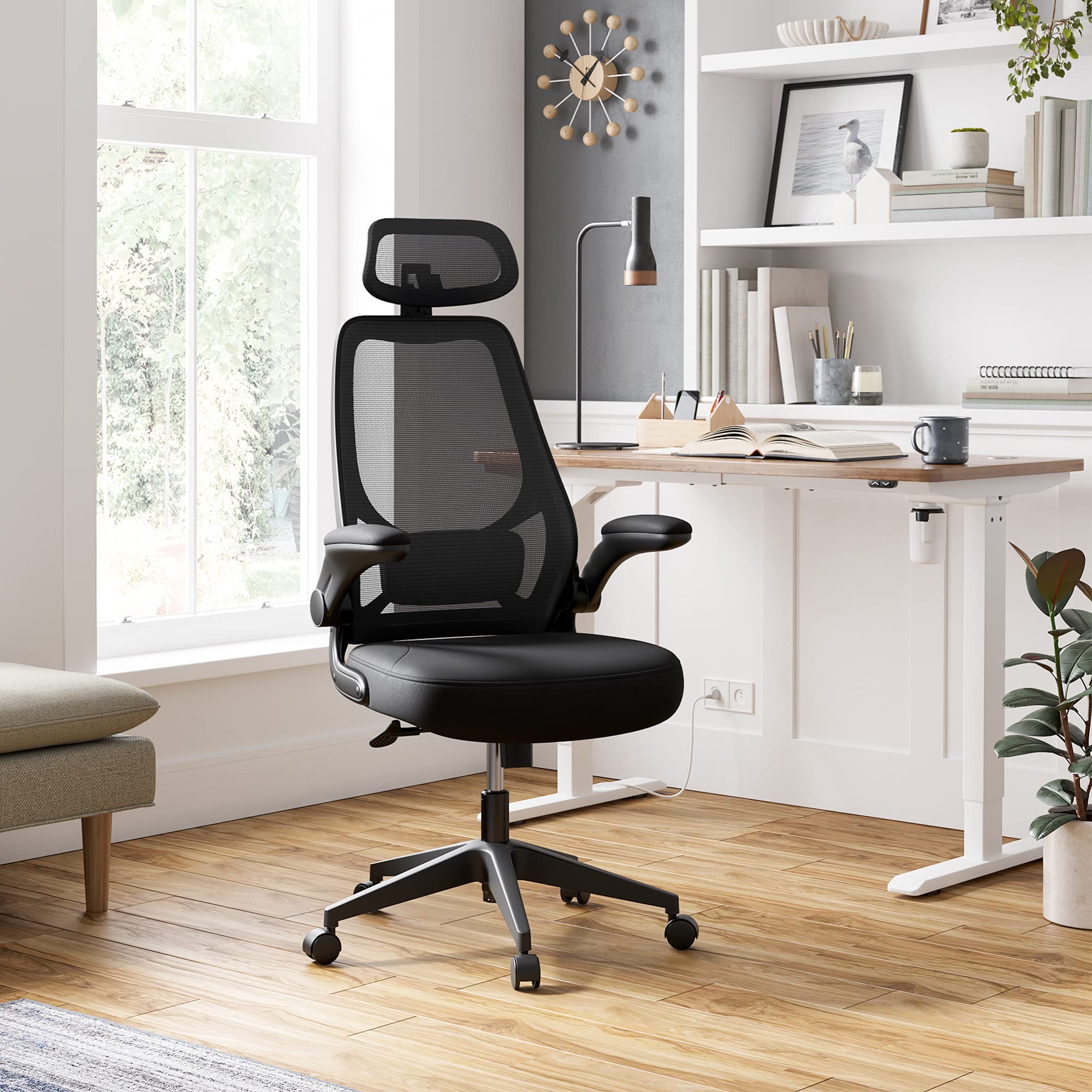songmics-b-rostuhl-obn087b01-ergonomisch-schwarz-stoff image 2