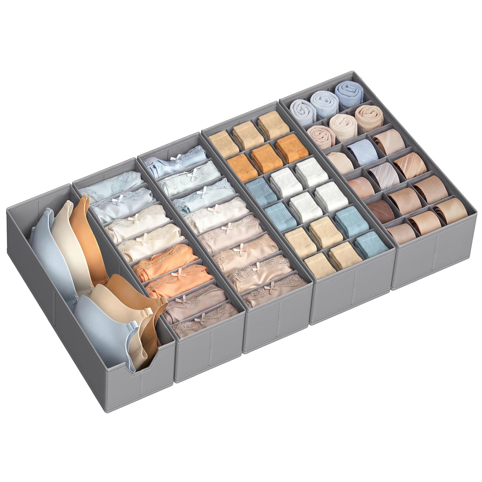 songmics-schubladen-organizer-rus014g01-4er-set-40-x-16-x-10-cm-taubengrau image 8