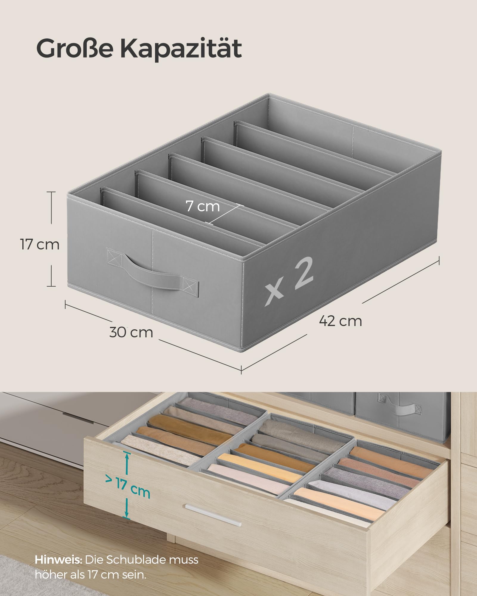 songmics-kleiderschrank-organizer-2er-set-6-f-cher-faltbar-taubengrau-rus009g02 image 4