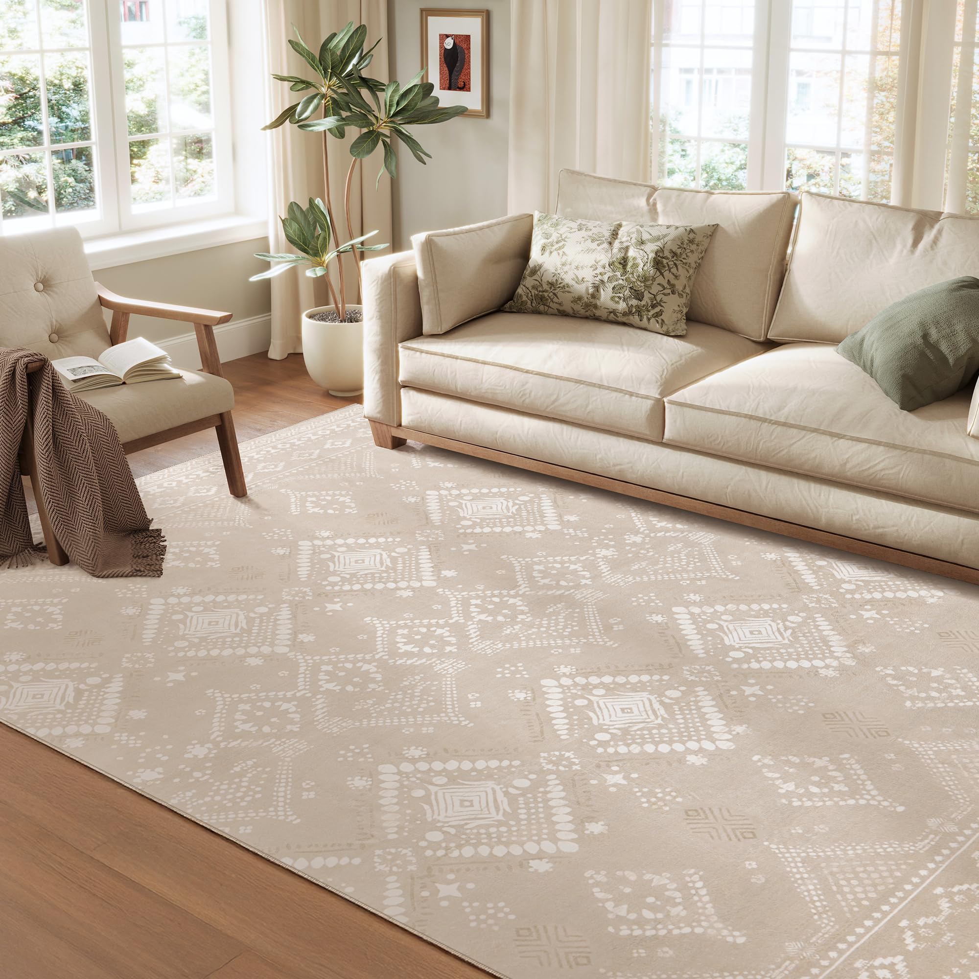 songmics-teppich-80-x-150-cm-maschinenwaschbar-rutschfest-taubengrau-tar011g01 image 7