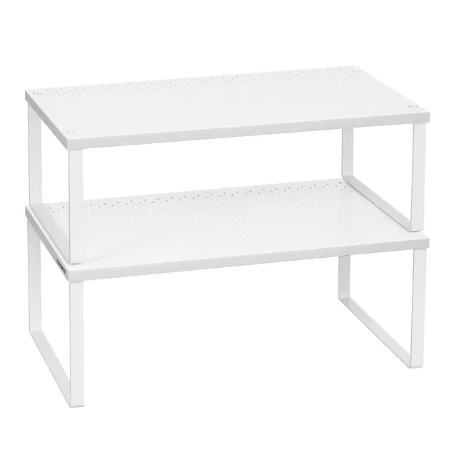 songmics-kcs401w01-gew-rzregal-2er-set-metall-wei-erweiterbar-stapelbar image 1