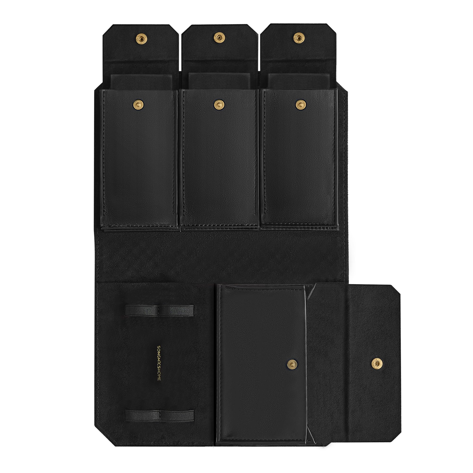 songmics-home-ronne-uhrenbox-f-r-3-uhren-schwarz-jwb018b01 image 1