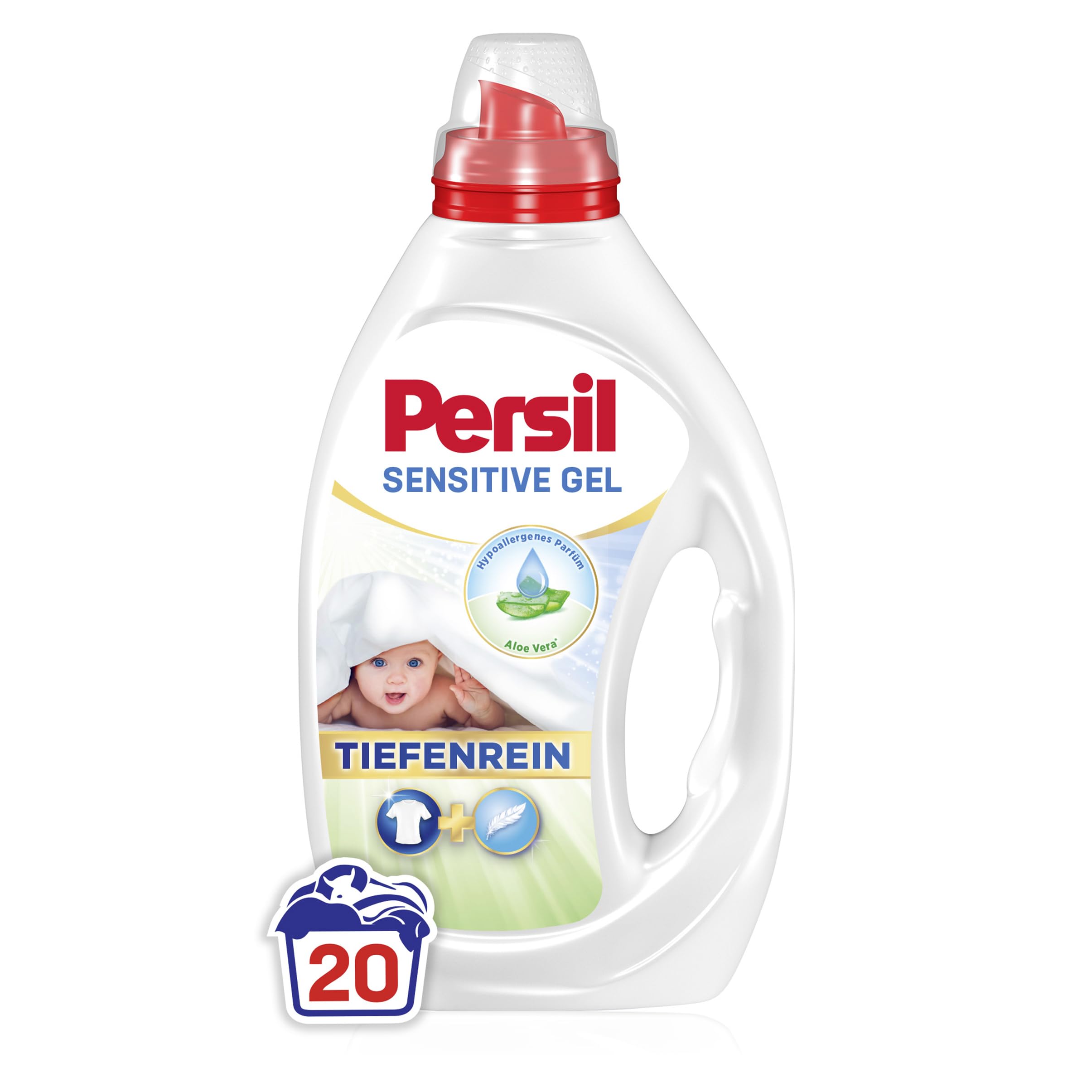 persil-sensitive-gel-20-waschladungen-fl-ssigwaschmittel-aloe-vera image 1