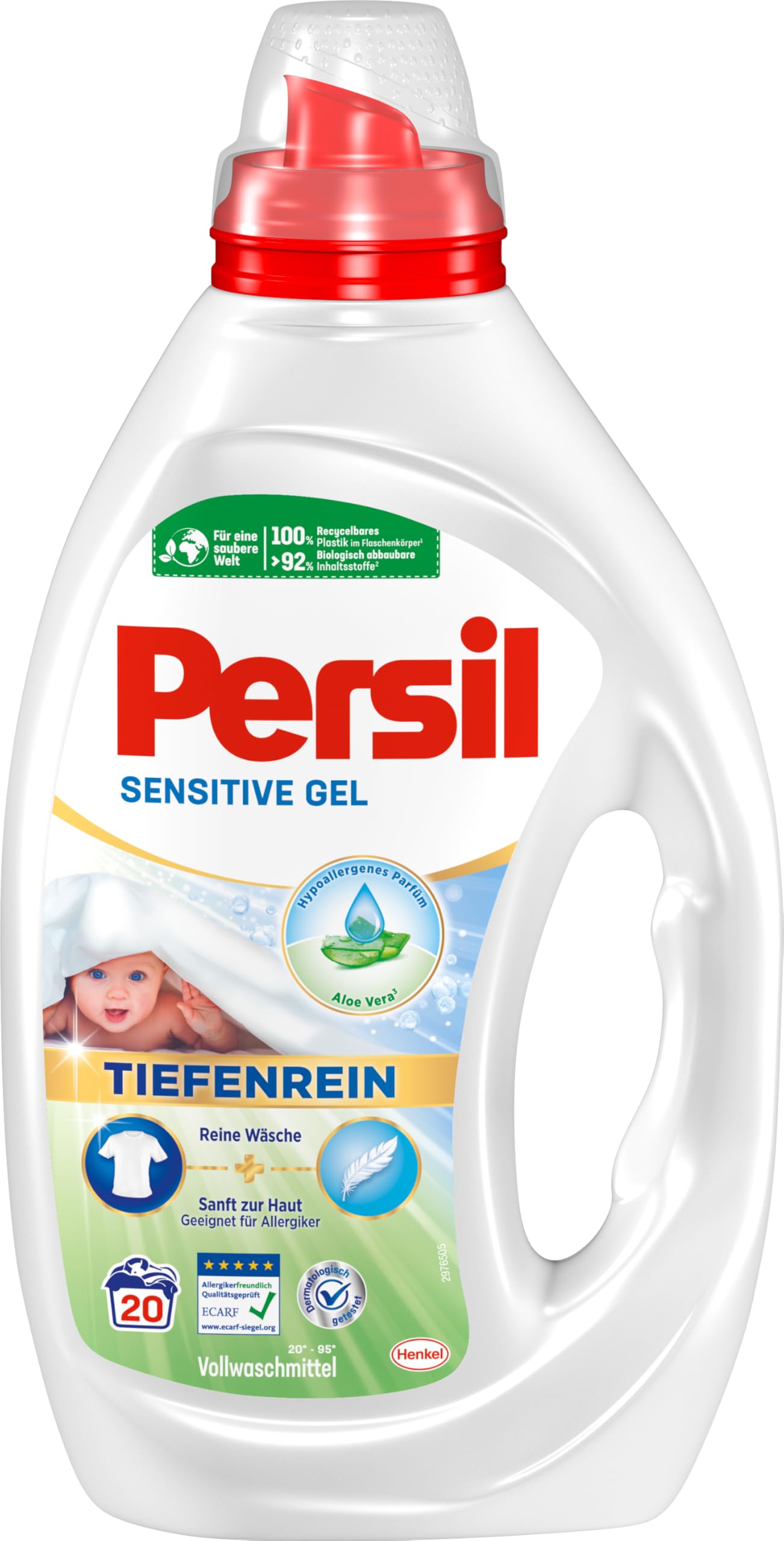 persil-sensitive-gel-20-waschladungen-fl-ssigwaschmittel-aloe-vera image 2