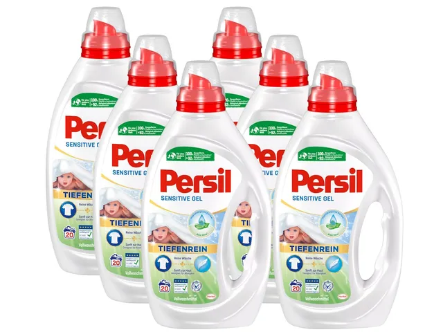 persil-sensitive-gel-6-x-20-w-schen-fl-ssigwaschmittel image 1