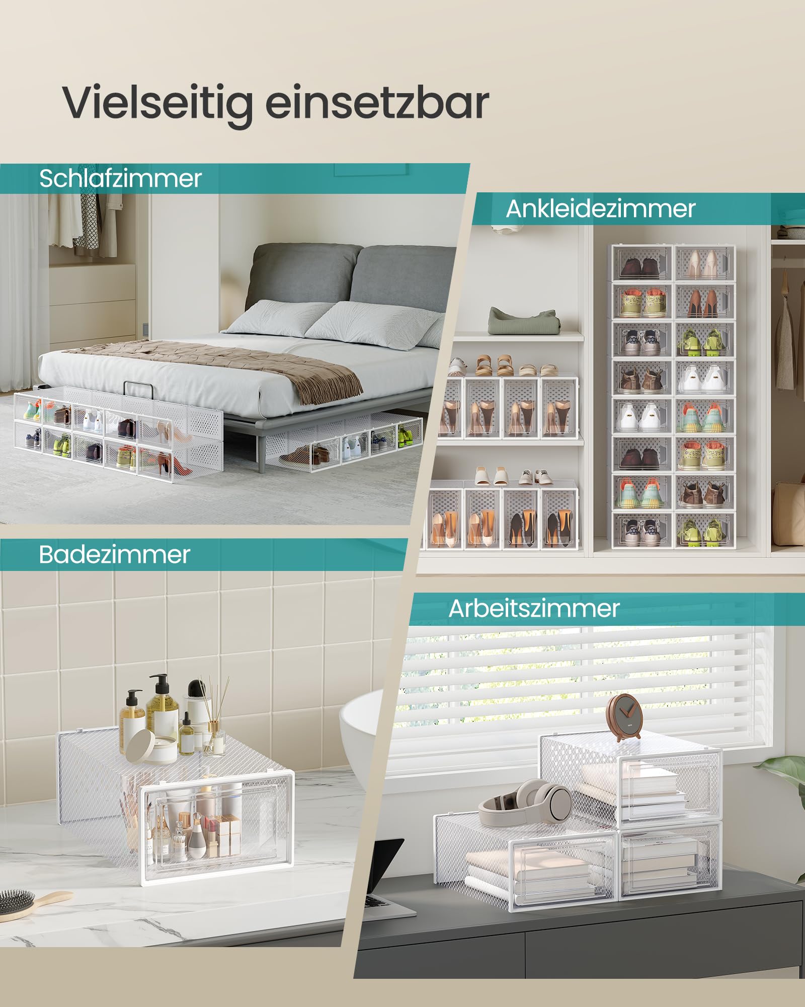 songmics-lsp18swt-schuhboxen-18er-set-kunststoff-transparent-faltbar-stapelbar-g image 6
