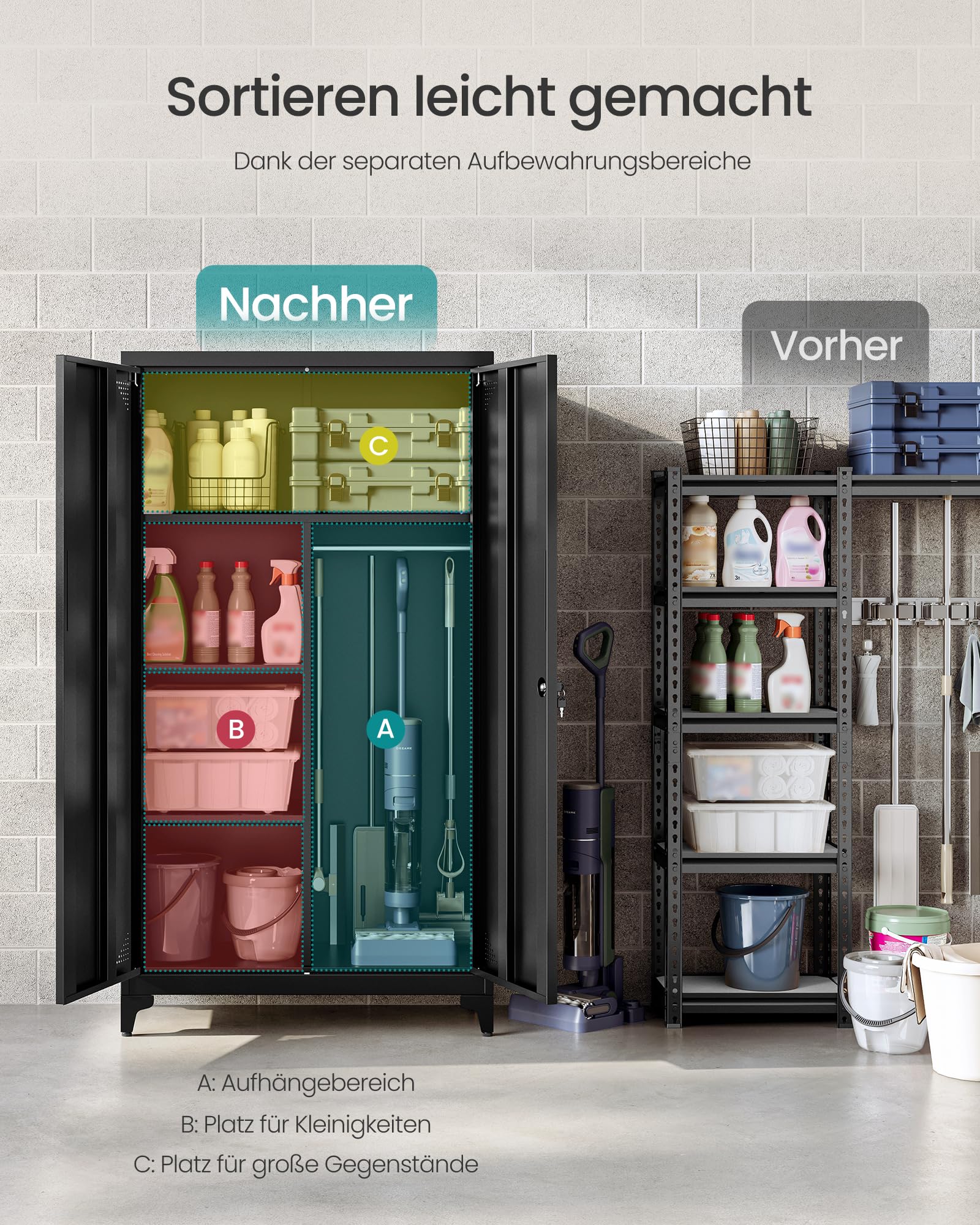 songmics-omc018bd01-mehrzweckschrank-metall-80x40x165-cm-mattschwarz image 4