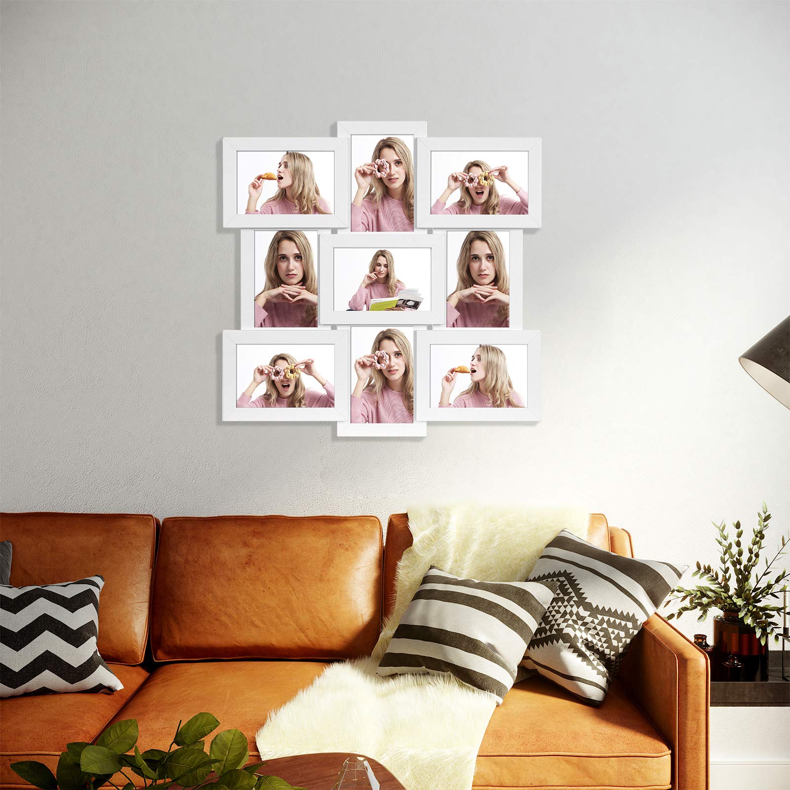 songmics-rpf029w01-bilderrahmen-collage-9x-10x15-cm-wei-mdf-glas image 2