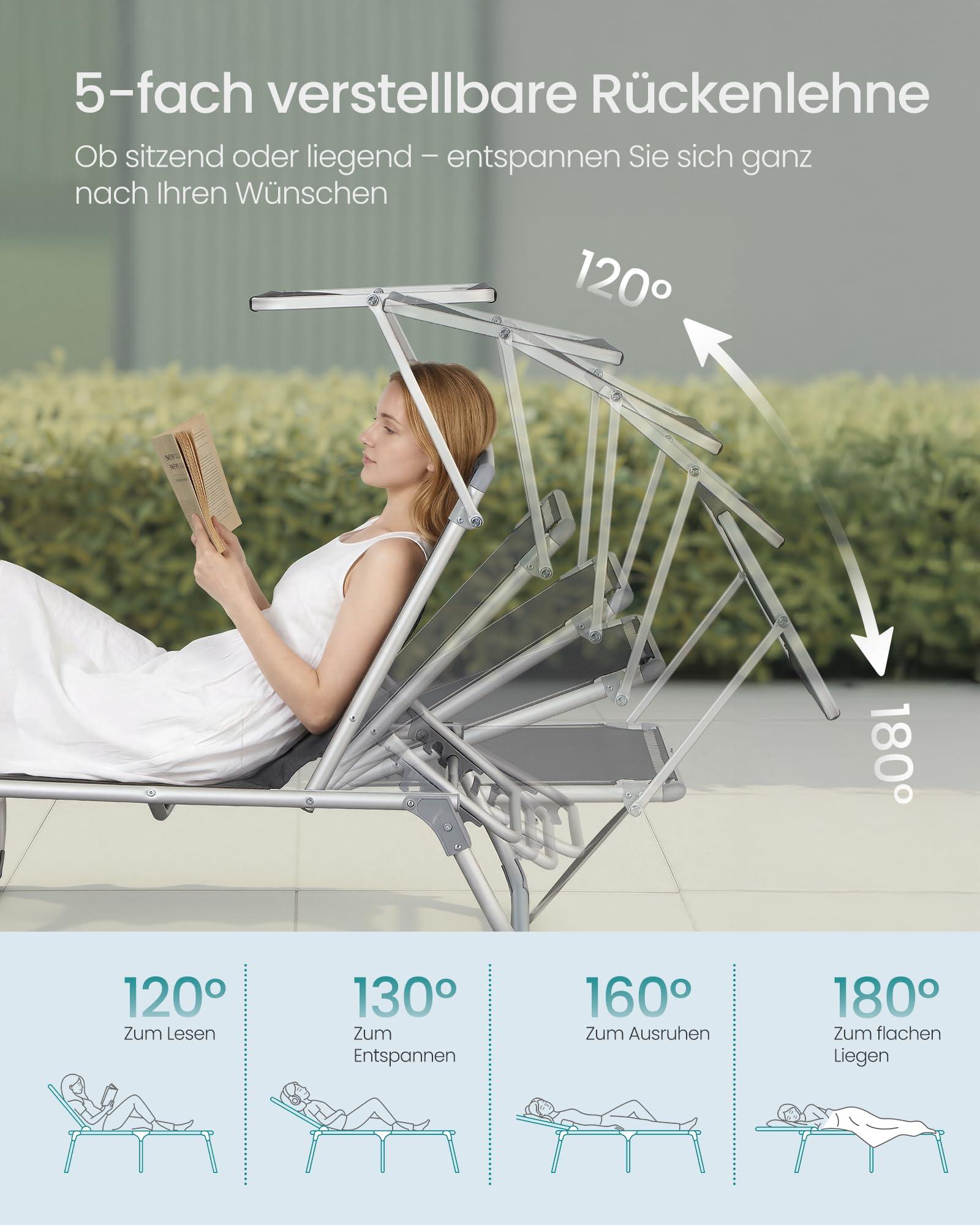 songmics-sonnenliege-mit-dach-gcb19gyv1-alu-gartenliege-55x193x31-cm-bis-150-kg image 5