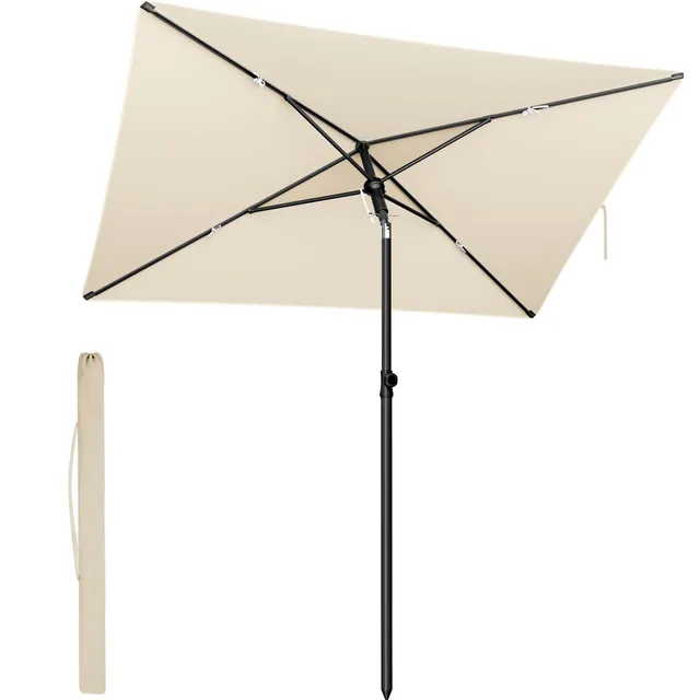 songmics-sonnenschirm-balkon-rechteckig-190-x-120-cm-knickbar-upf-50-2 image 1