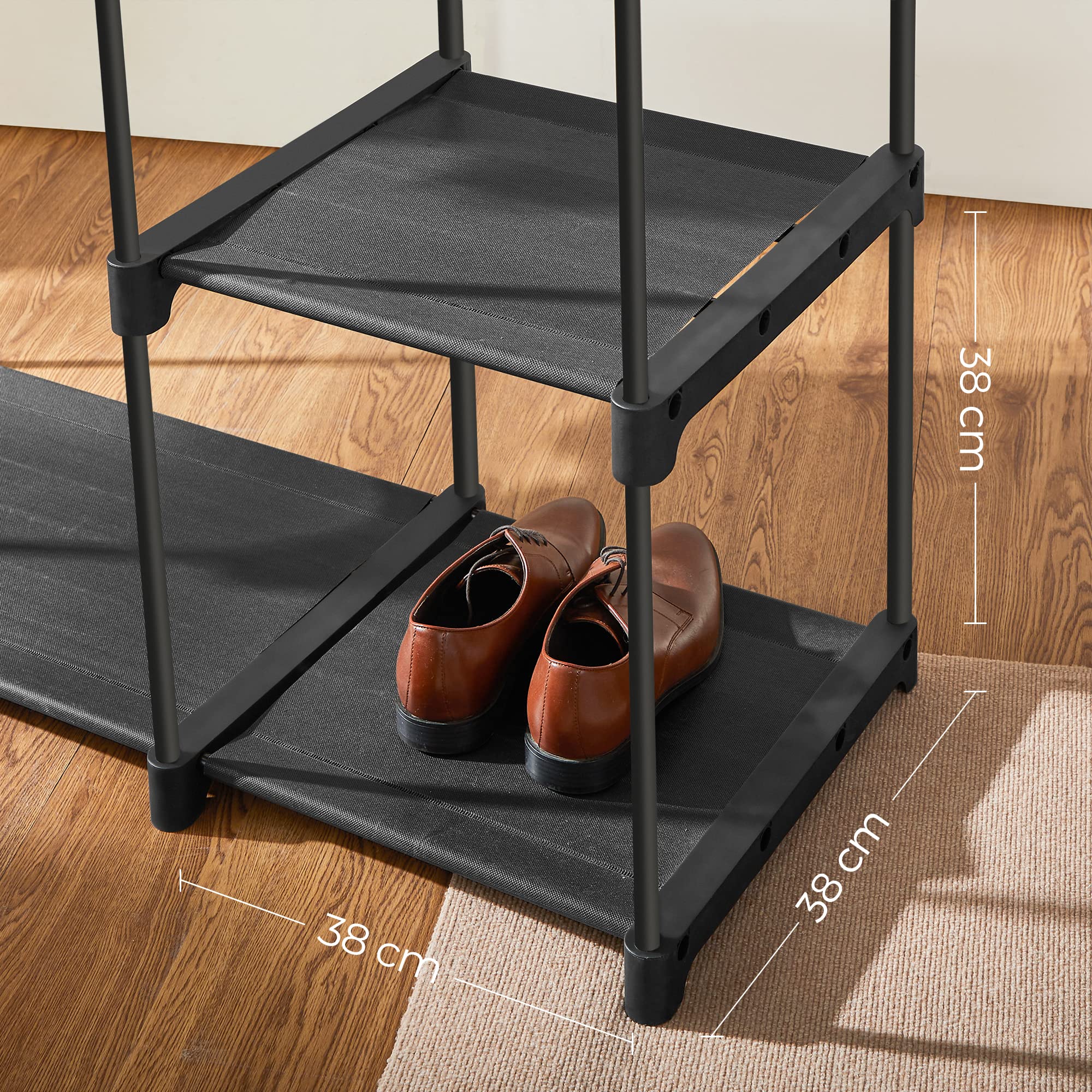 songmics-kleiderschrank-ryg24bk-schwarz-offen-kleiderst-nder-112-x-43-x-165-cm image 5