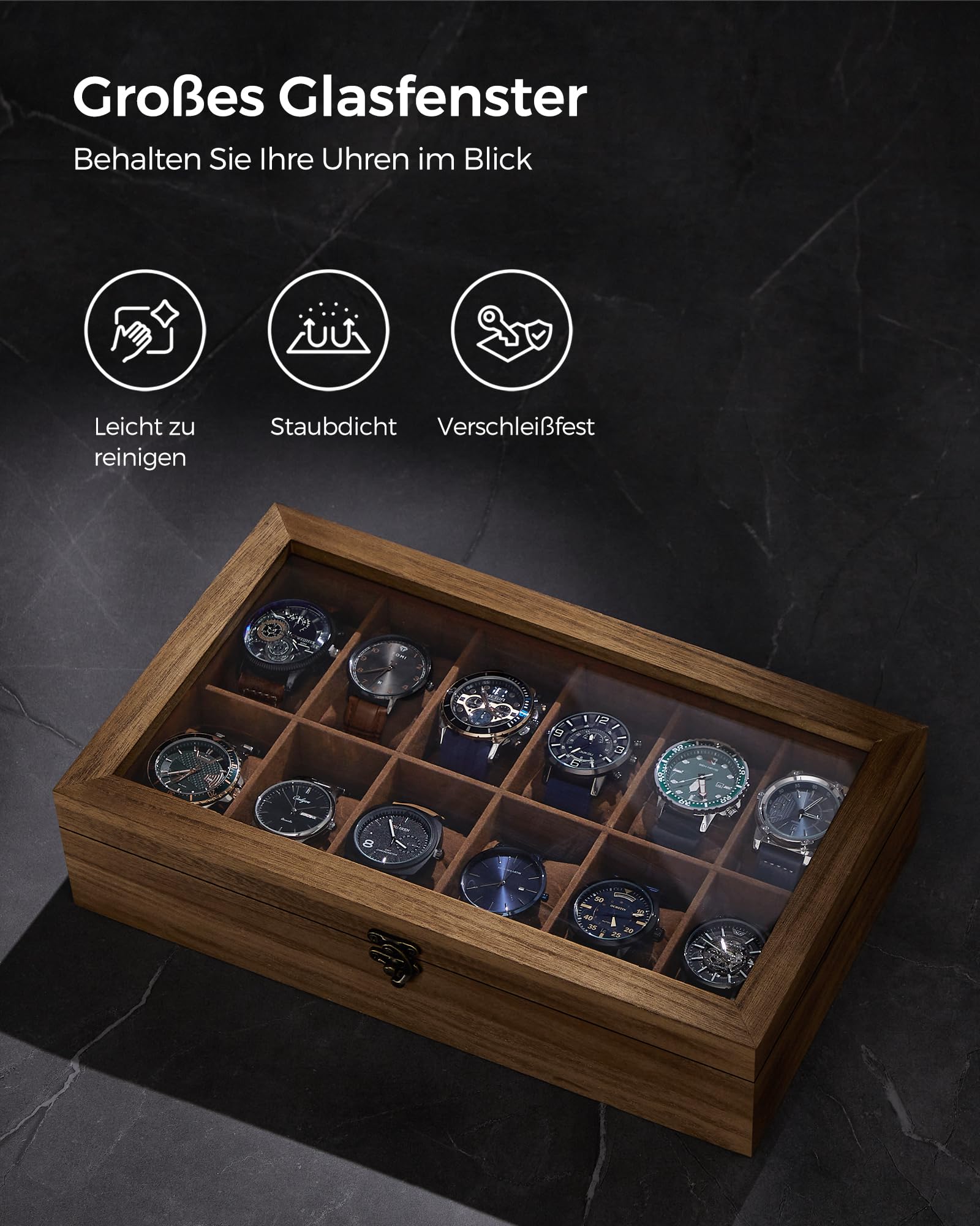 songmics-uhrenbox-12-f-cher-massivholz-mit-glasdeckel image 5