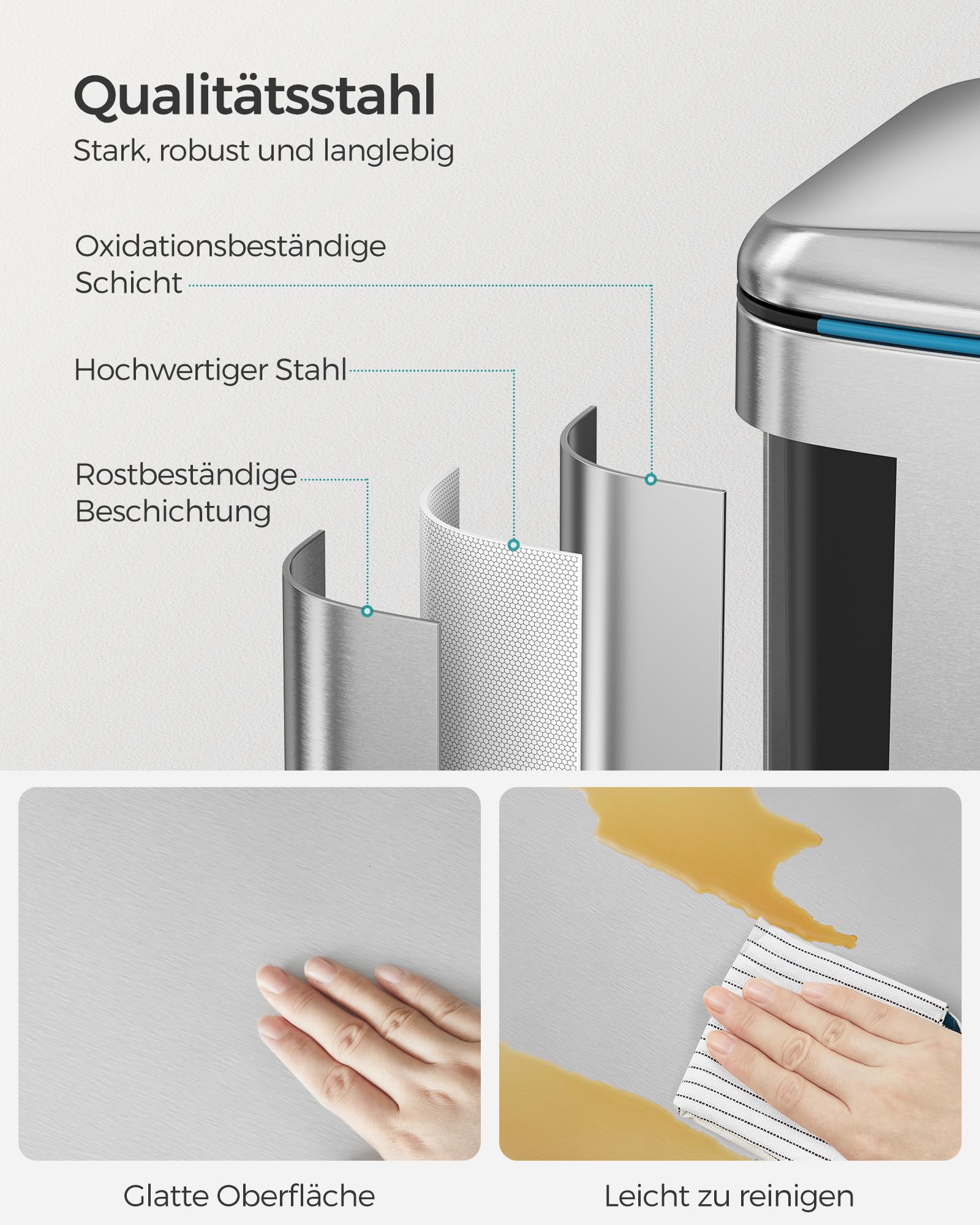 songmics-m-lleimer-k-che-2x20-l-m-lltrennsystem-edelstahl-mit-pedal image 4