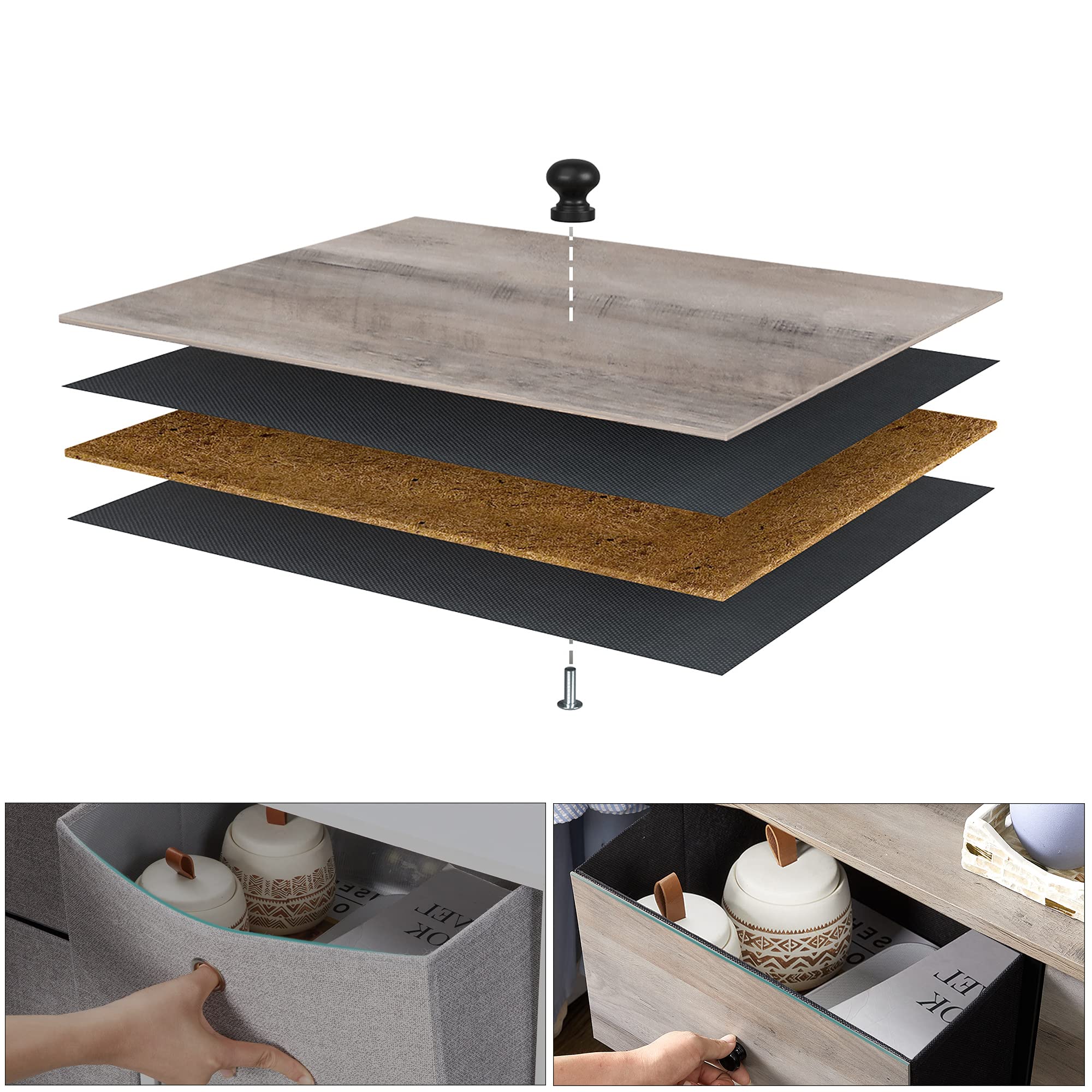 songmics-kommode-6-stoffschubladen-mdf-industrial-greige-schwarz-lgs023g01 image 6