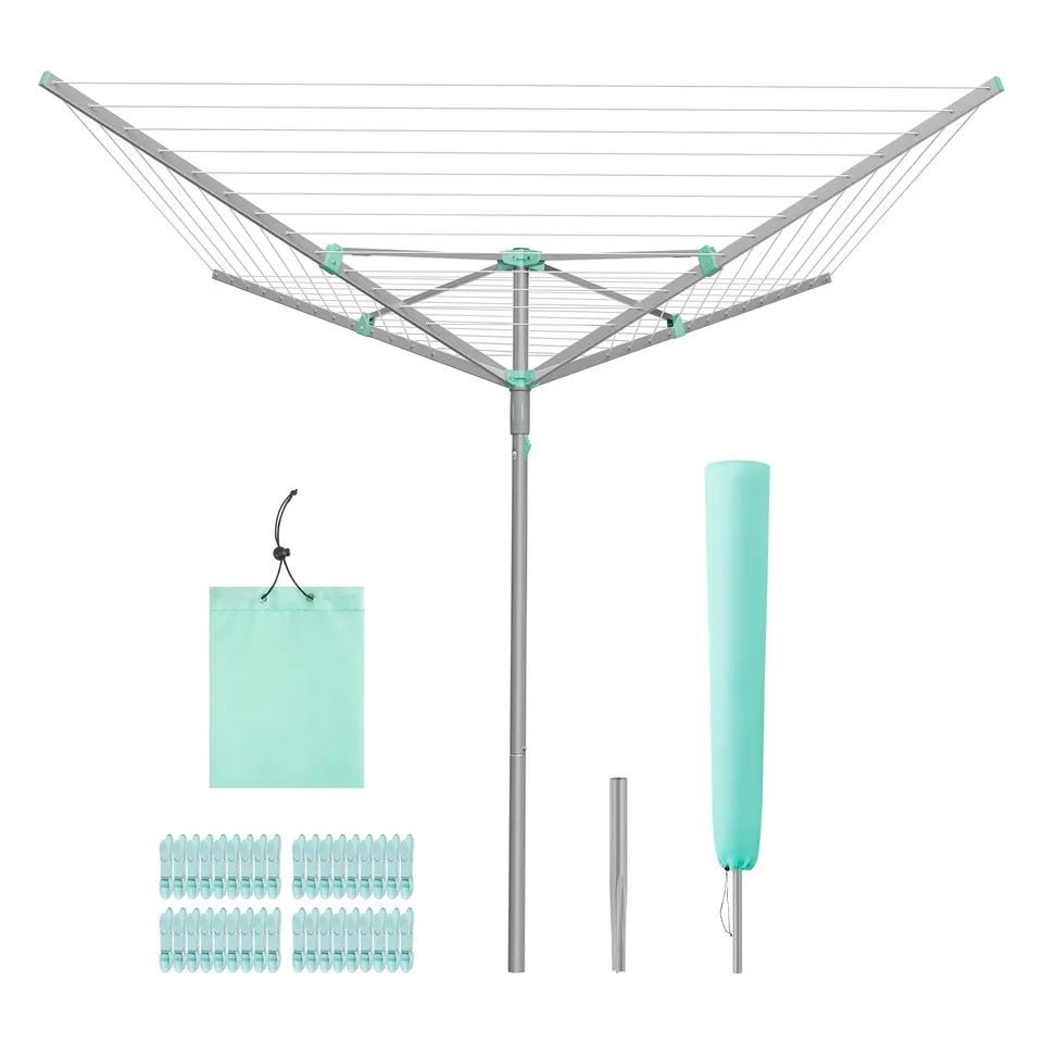 songmics-w-schespinne-drehbar-klappbar-60-m-w-scheleine image 1