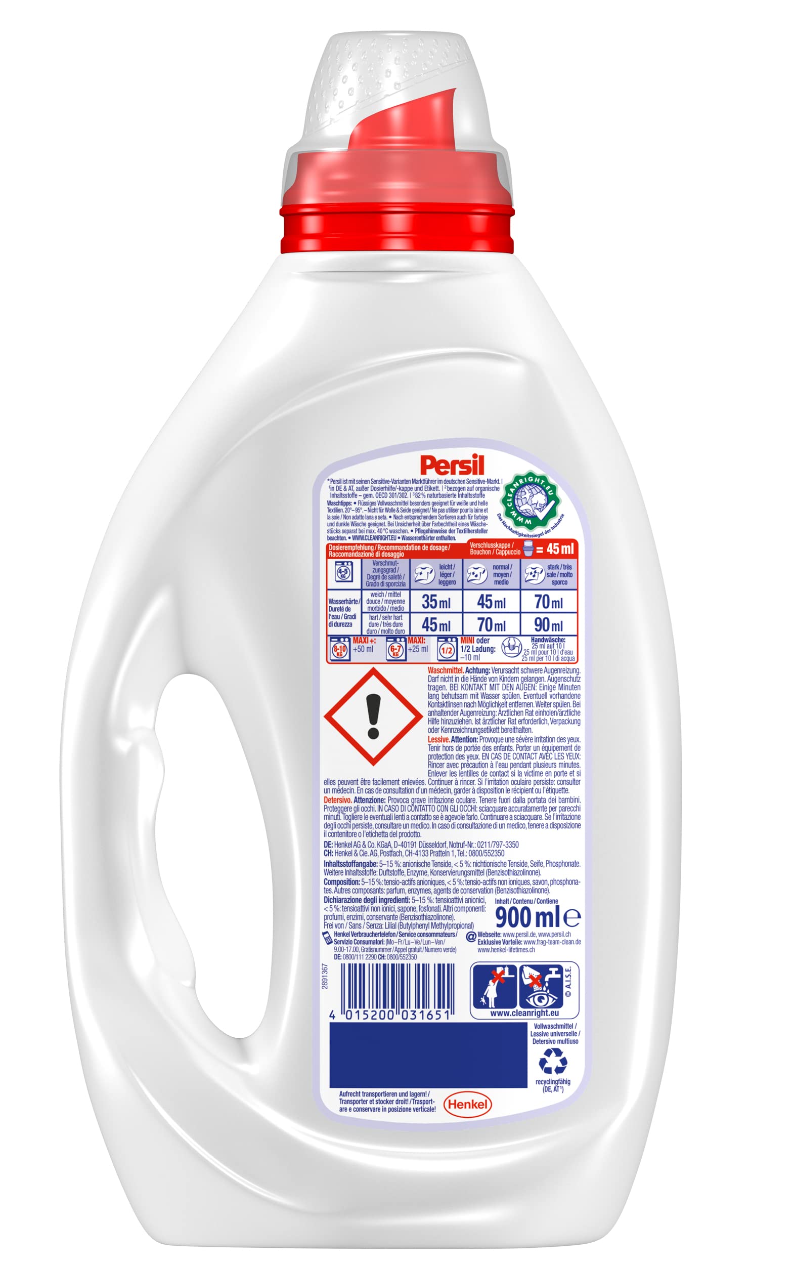 persil-sensitive-gel-6-x-20-w-schen-fl-ssigwaschmittel image 2