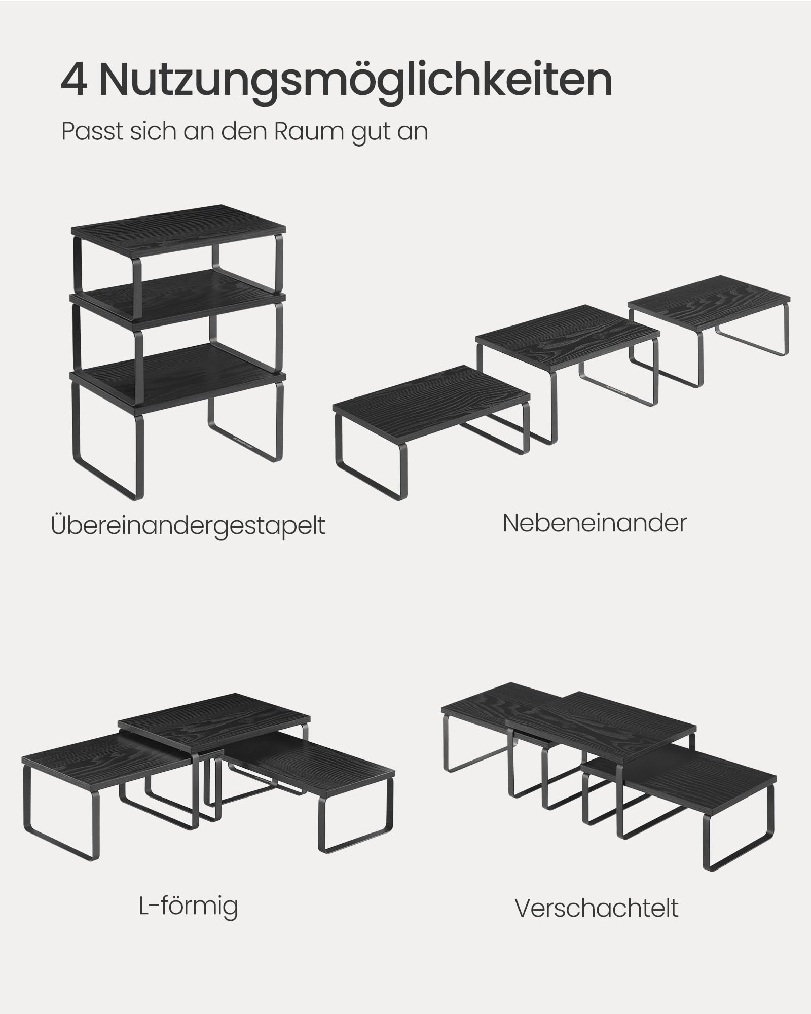 songmics-kcs220b01-gew-rzregal-3er-set-k-chen-organizer-anthrazitgrau-mattschwar image 7