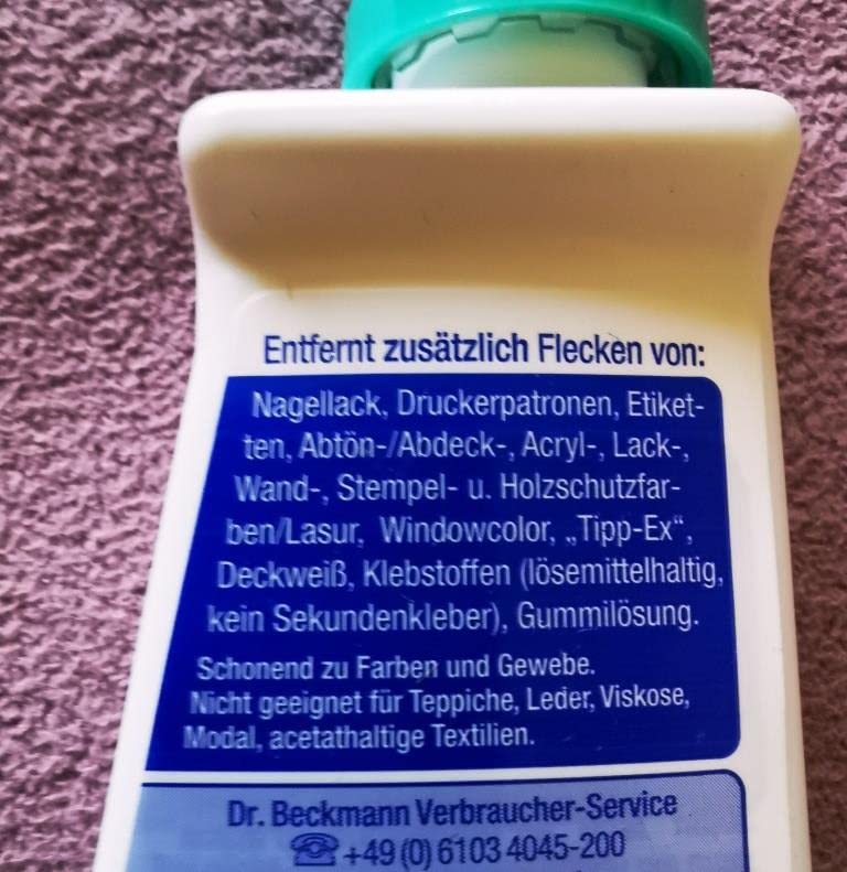 Geht so bei altem Fleck