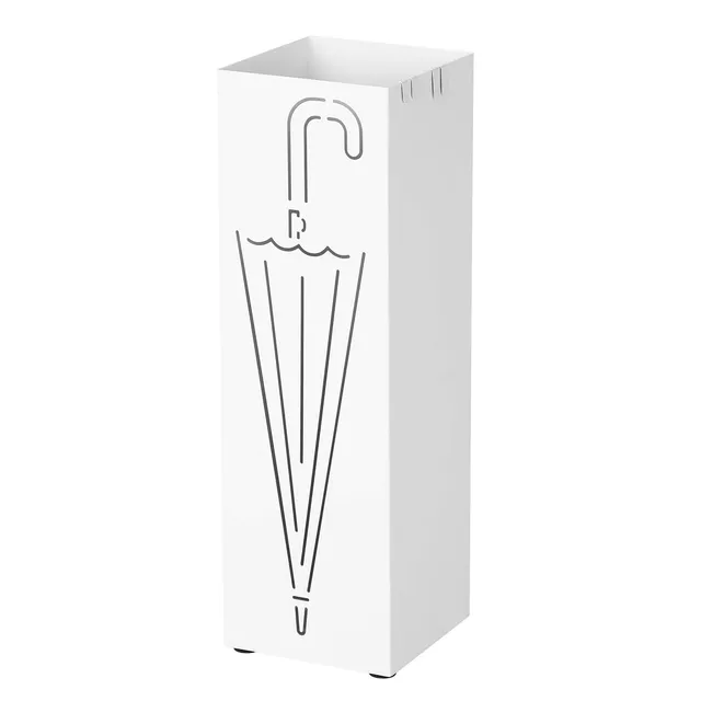 songmics-schirmst-nder-metall-wei-luc01w-15-5-x-15-5-x-49-cm image 1
