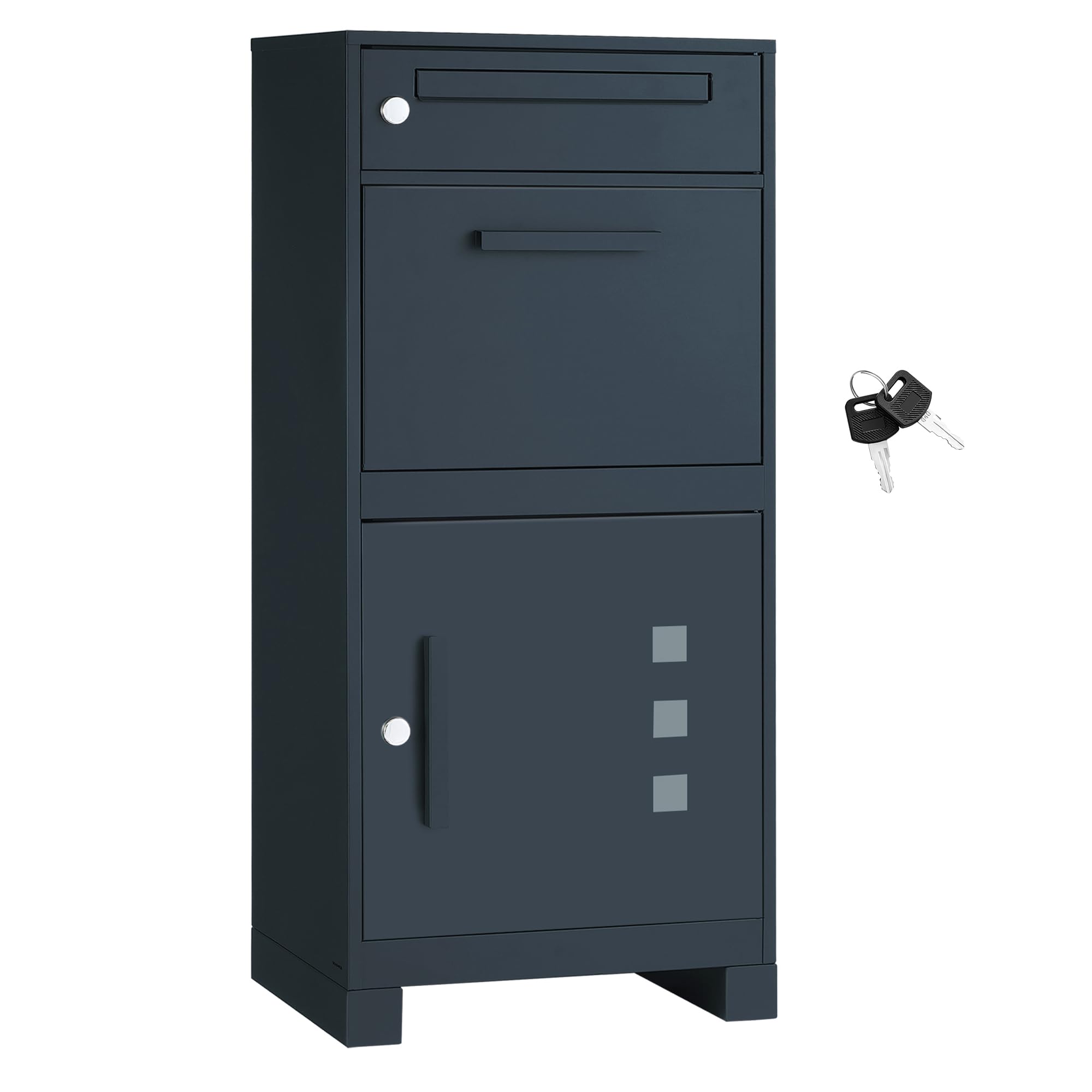 songmics-paketbox-xxl-gmb091gz01-stahl-anthrazit-34x48x106-cm image 1