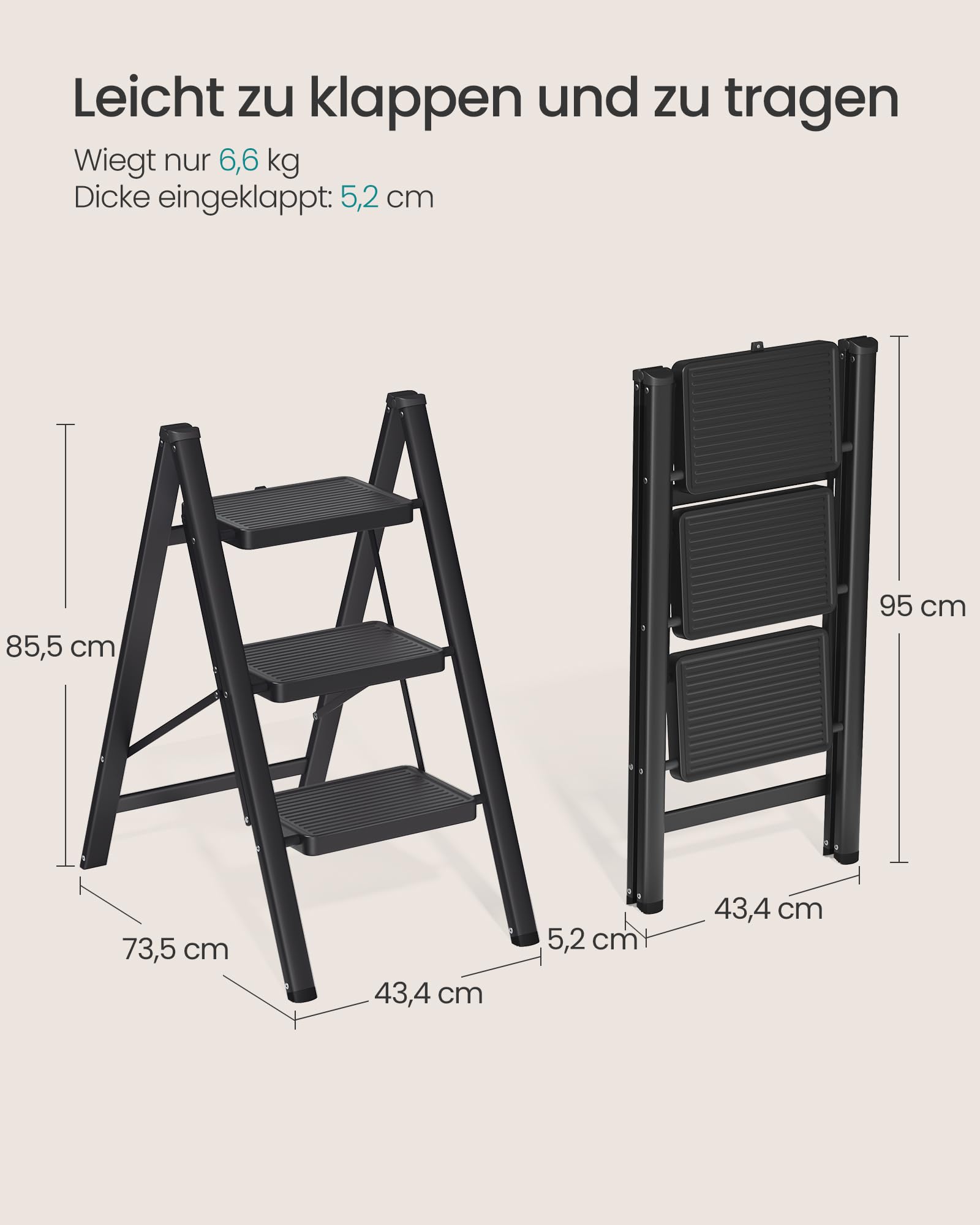 songmics-trittleiter-3-stufen-stahl-bis-150-kg-schwarz image 6