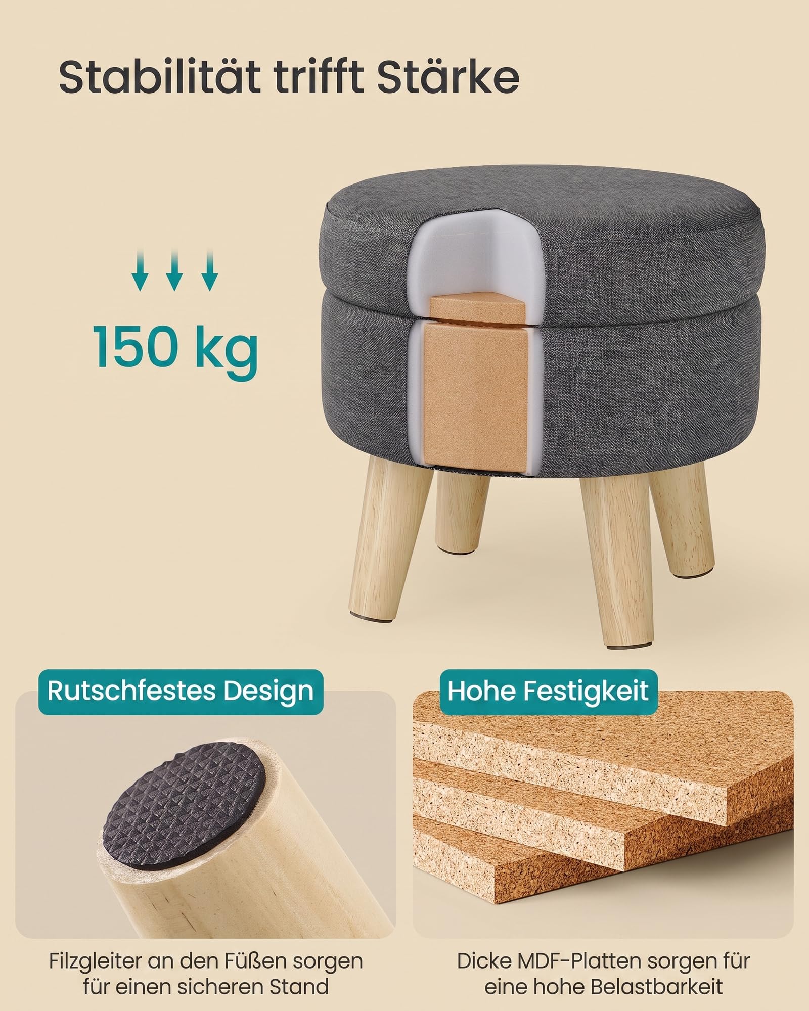 songmics-sitzhocker-mit-stauraum-leinenoptik-rund-31-x-31-x-29-cm-9-l image 7