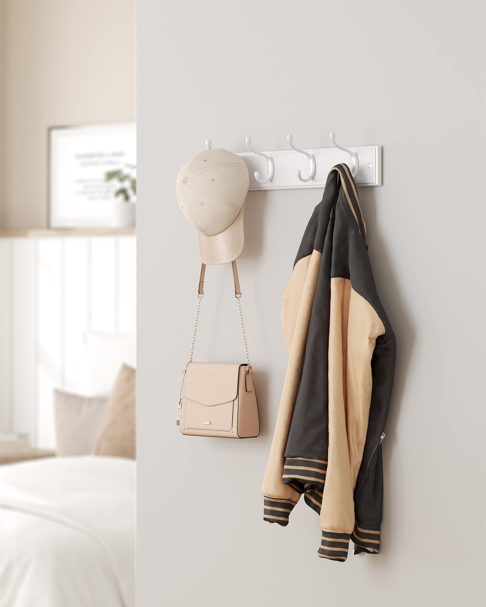 songmics-wandgarderobe-lhr23wt-4-doppelhaken-hellwarmwei image 3