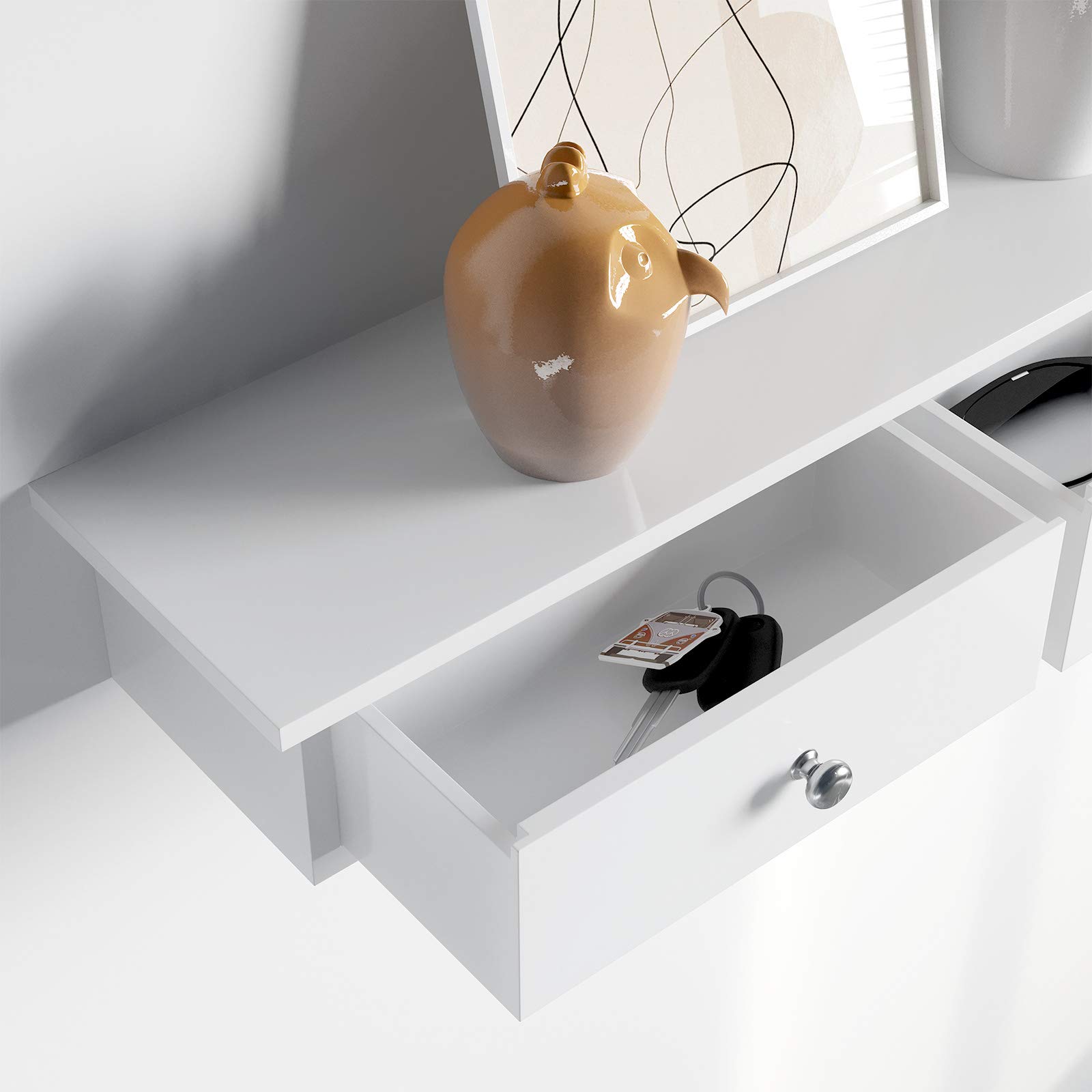 songmics-wandregal-lws085w01-schweberegal-mit-3-schubladen-80-cm-wei image 7