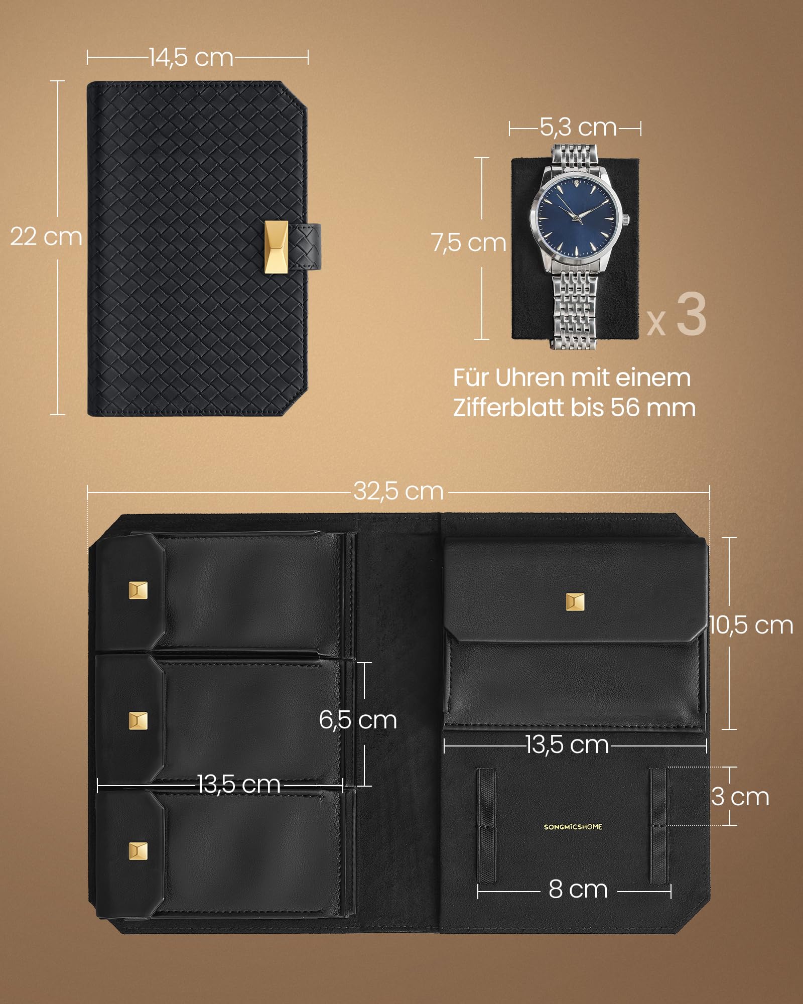 songmics-home-ronne-uhrenbox-f-r-3-uhren-schwarz-jwb018b01 image 6