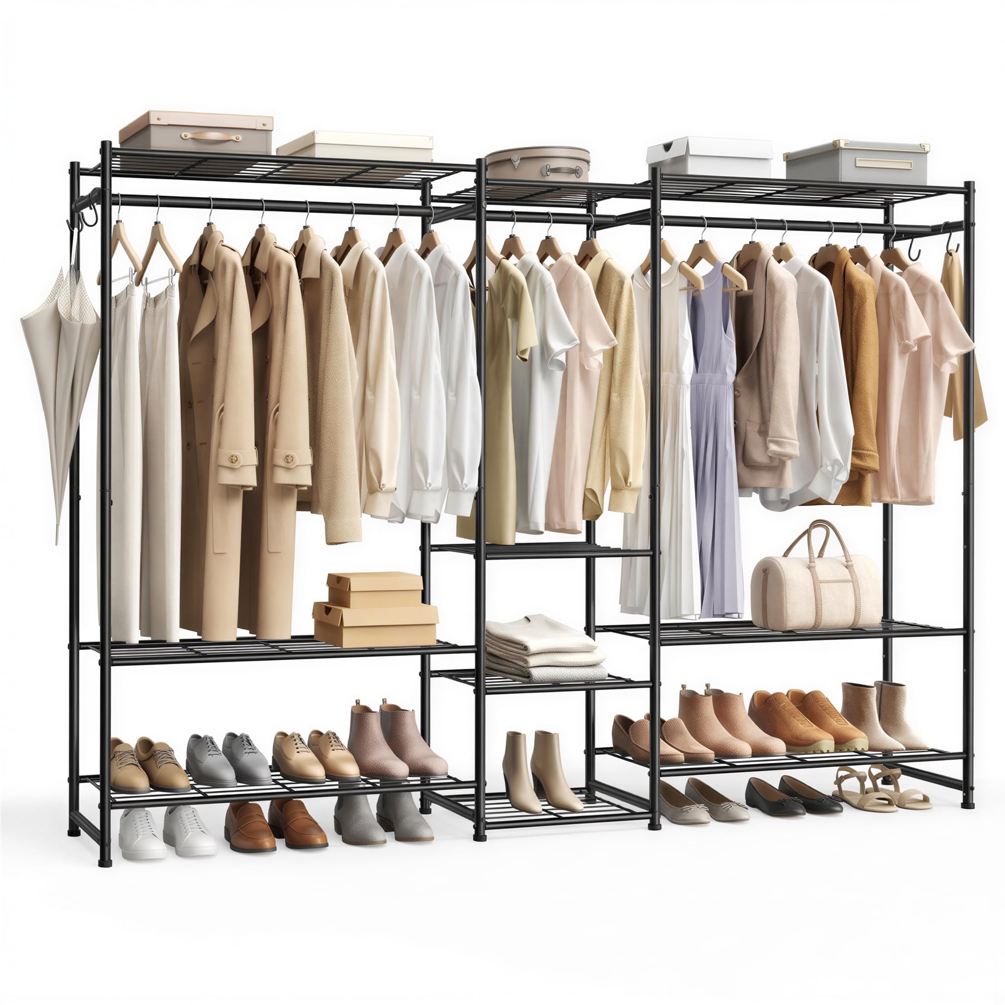 songmics-lgr010bz01-offener-kleiderschrank-garderobenst-nder-schwarz image 6
