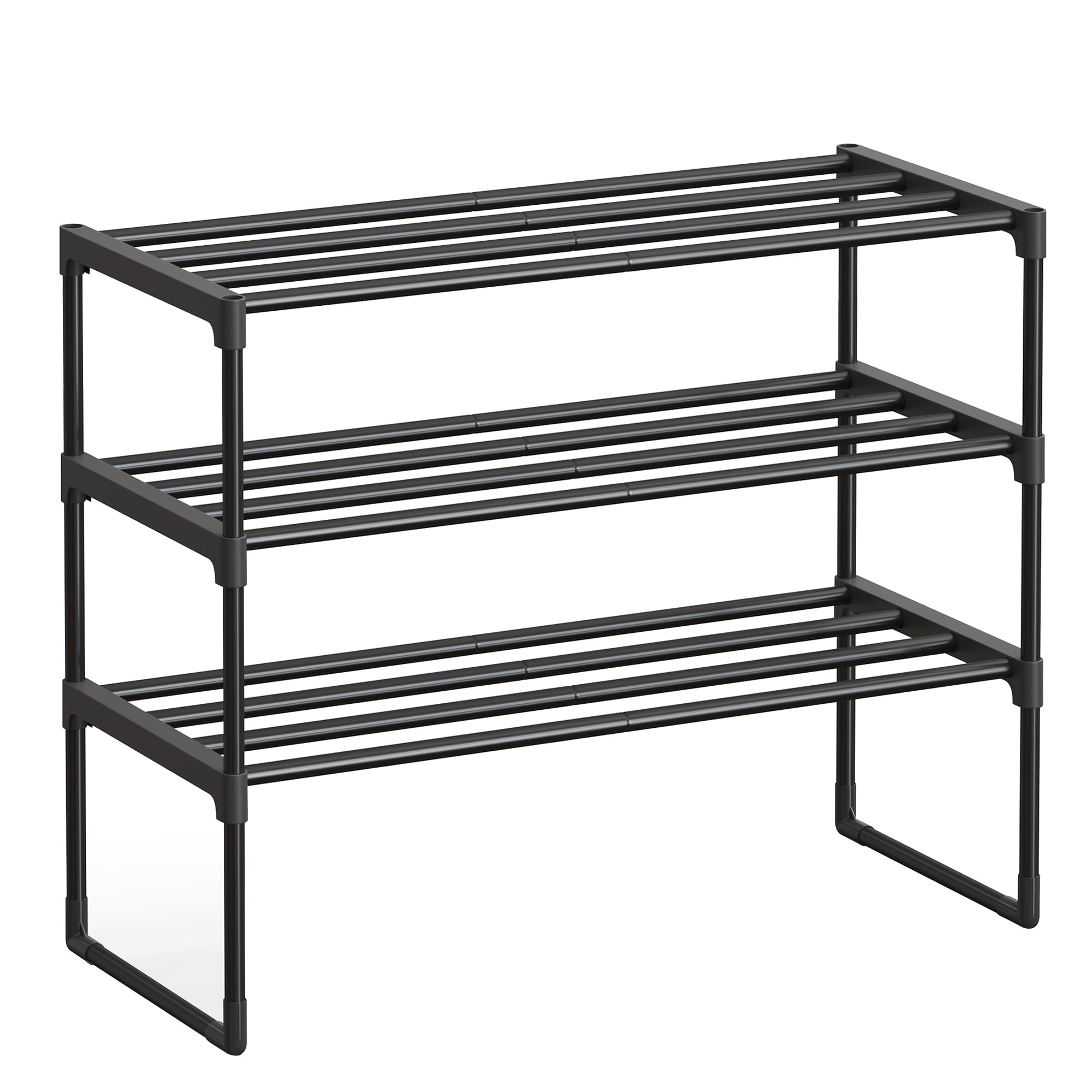 songmics-schuhregal-lsa12bkv2-schwarz-2-ebenen-metall-f-r-12-15-paar-30-x-92-x-3 image 8