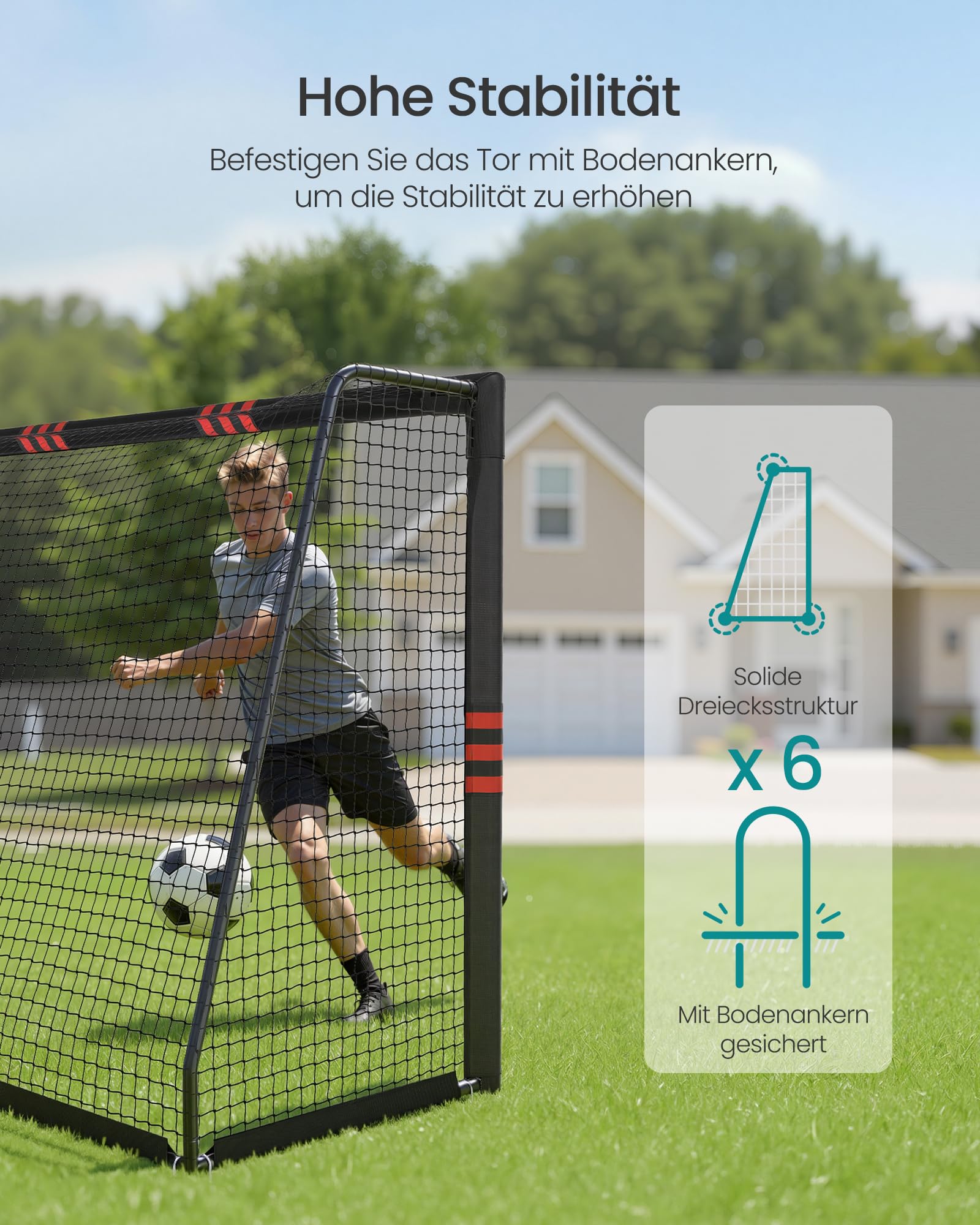songmics-fu-balltor-outdoor-stahl-pe-netz image 5
