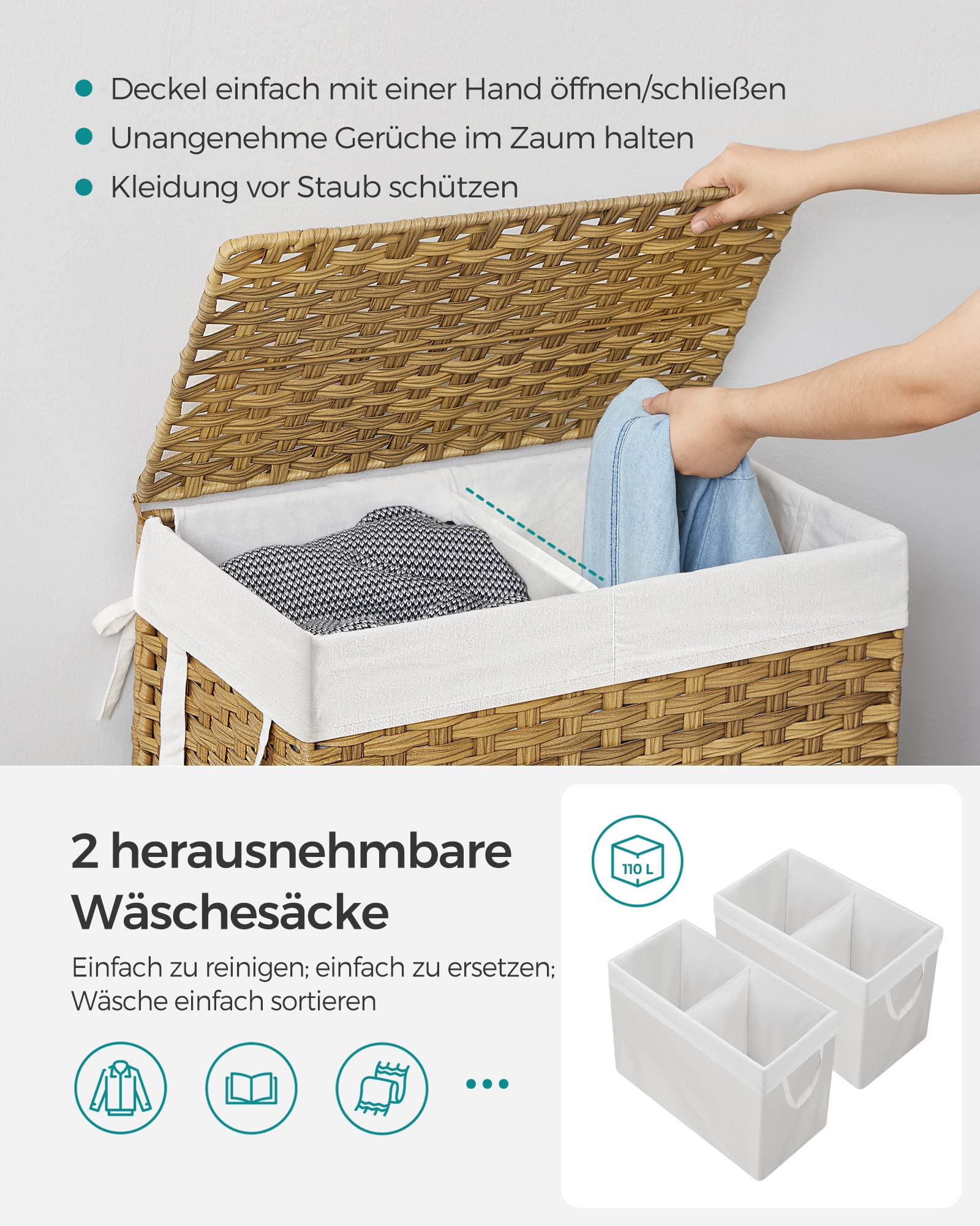 songmics-w-schekorb-110-l-2-f-cher-mit-deckel-handgeflochten image 3