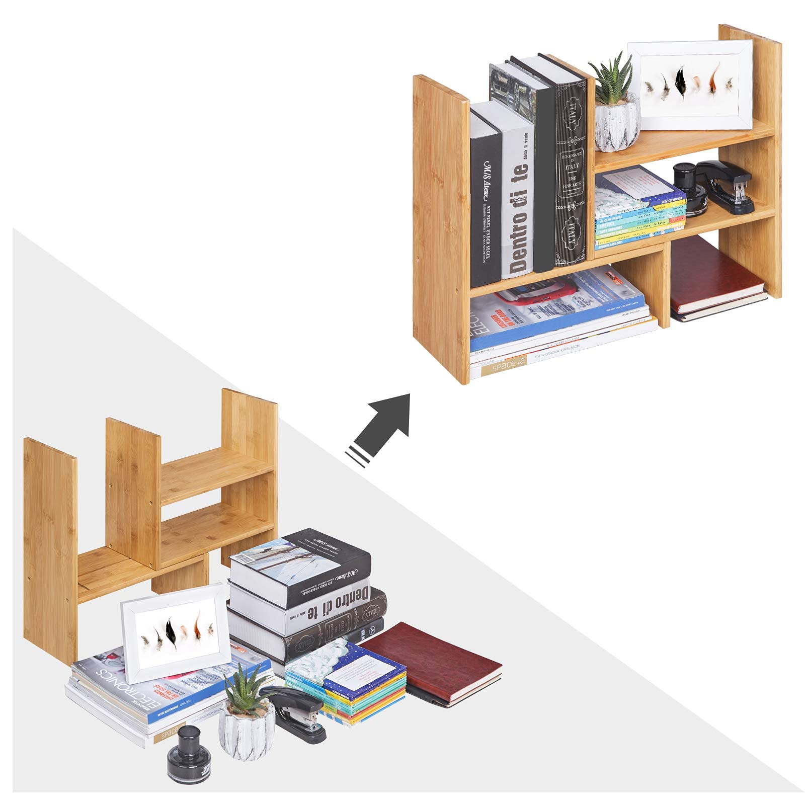 songmics-schreibtisch-organizer-modular-bambus image 5
