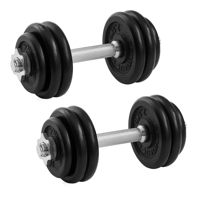 songmics-hantelset-30-kg-verstellbare-gusseisen-kurzhanteln-2x15-kg image 1