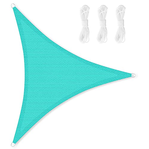 songmics-sonnensegel-gss004b01-dreieckig-3-7-x-3-7-x-3-7-m-hdpe-t-rkisblau image 7