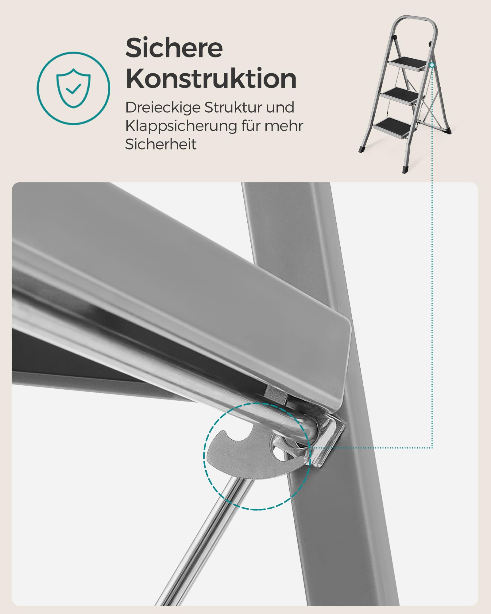 songmics-trittleiter-3-stufen-klapptritt-bis-150-kg-taubengrau-gsl003gy01 image 4