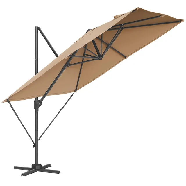 songmics-gpu057k01-ampelschirm-270-x-270-cm-kamelbraun image 1
